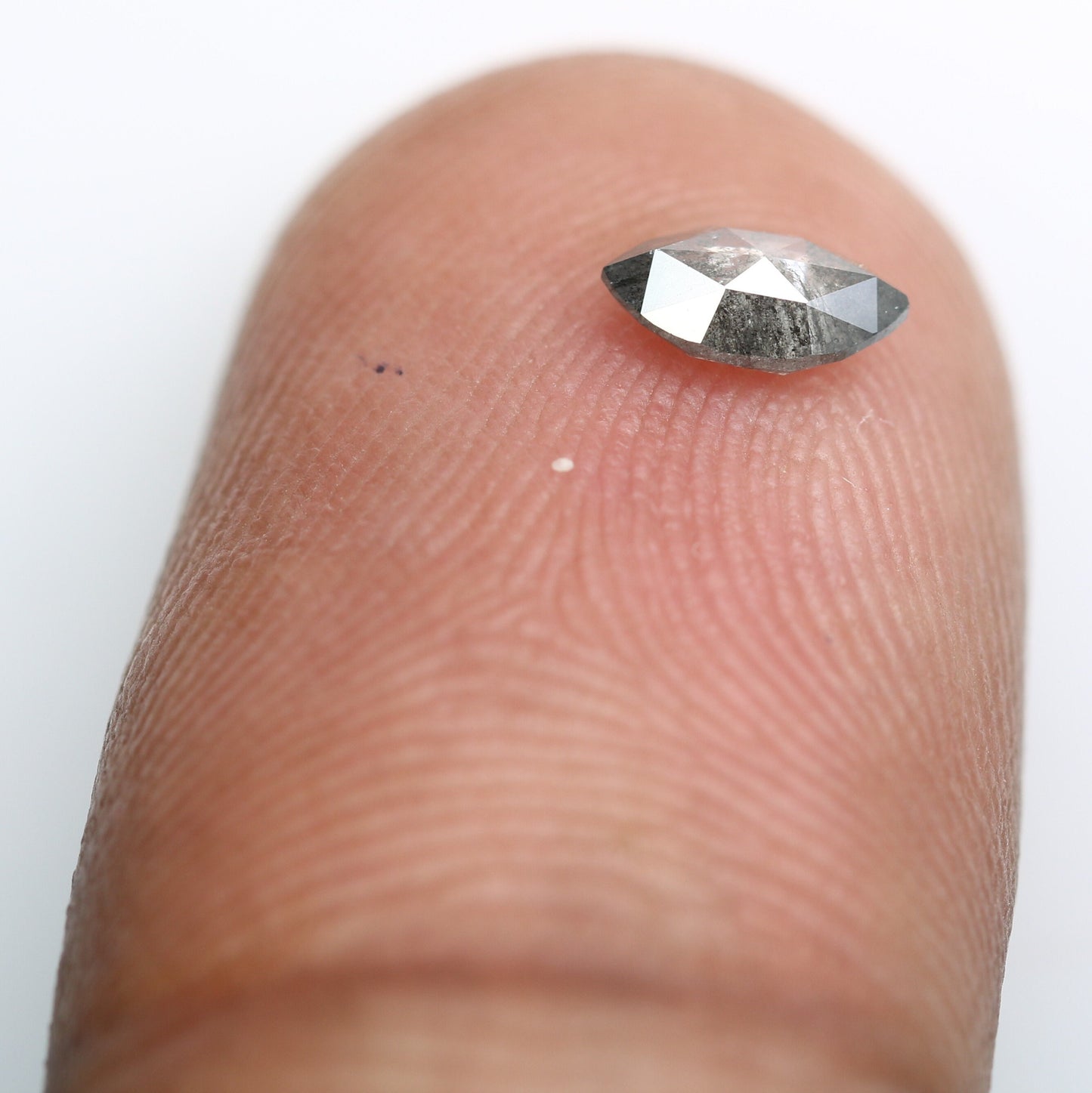 0.34 CT Marquise Shape Salt And Pepper Diamond | Natural Loose Black/Grey Diamonds For Weeding & Earring | For pendant | For Bracelet