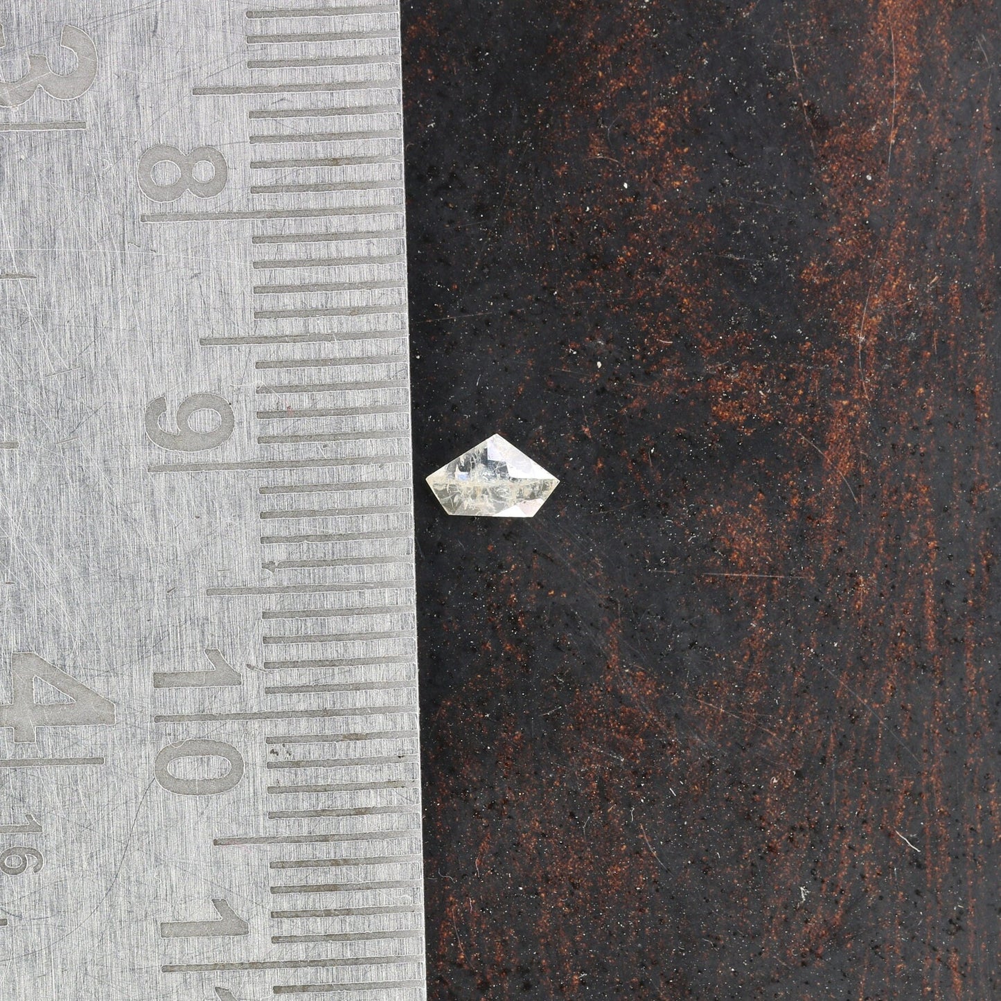0.16 CT Salt and Pepper Unique Loose Diamond, Pentagon Cut for Handmade Necklace Pendant, Fancy Diamond Engagement Gold Ring For Women