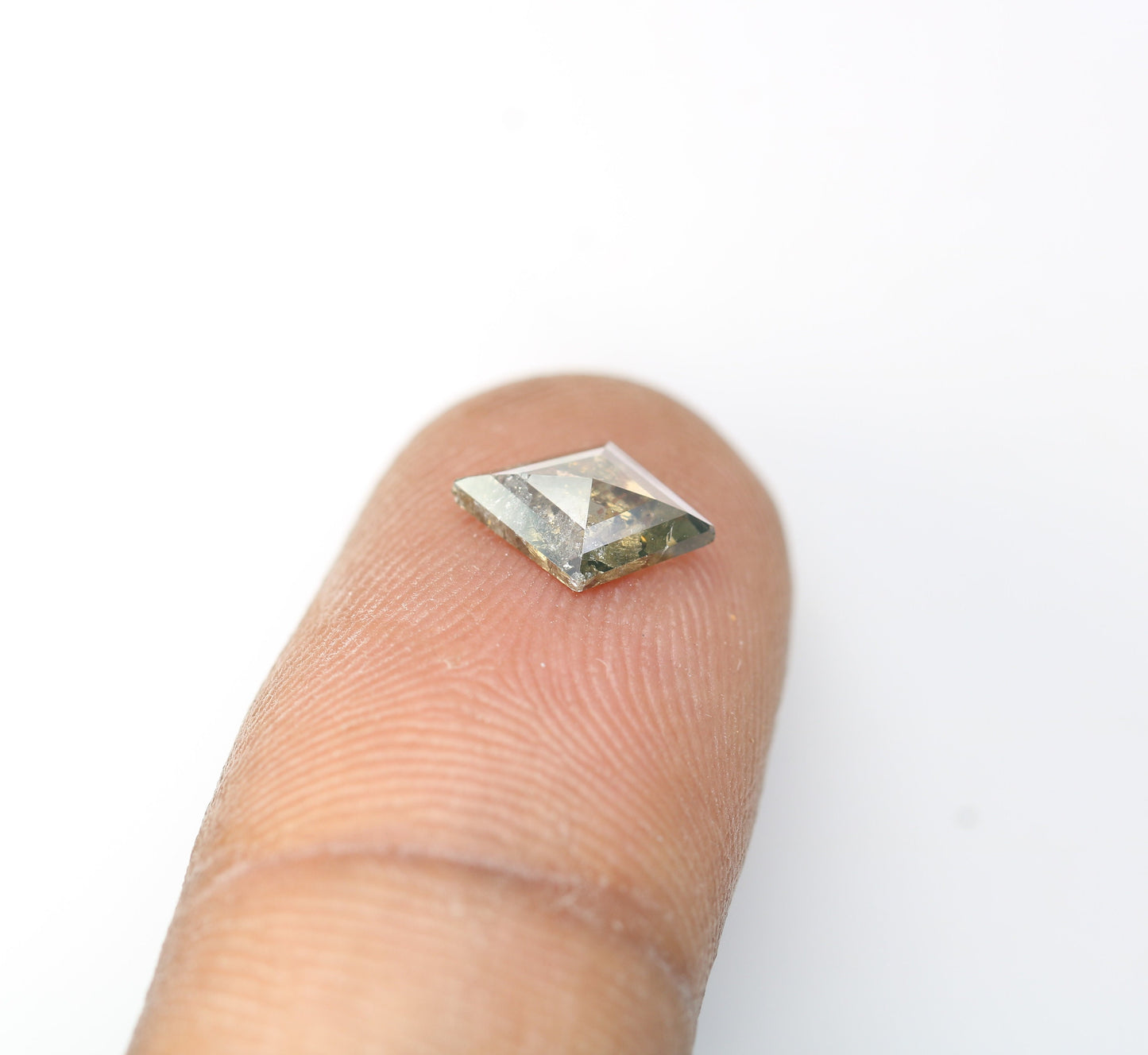 0.80 CT Kite shape Natural Loose Diamond -Kite Shape Salt and Pepper Diamond - For Salt Pepper Diamond Ring - Sale Offer- Unique Gift
