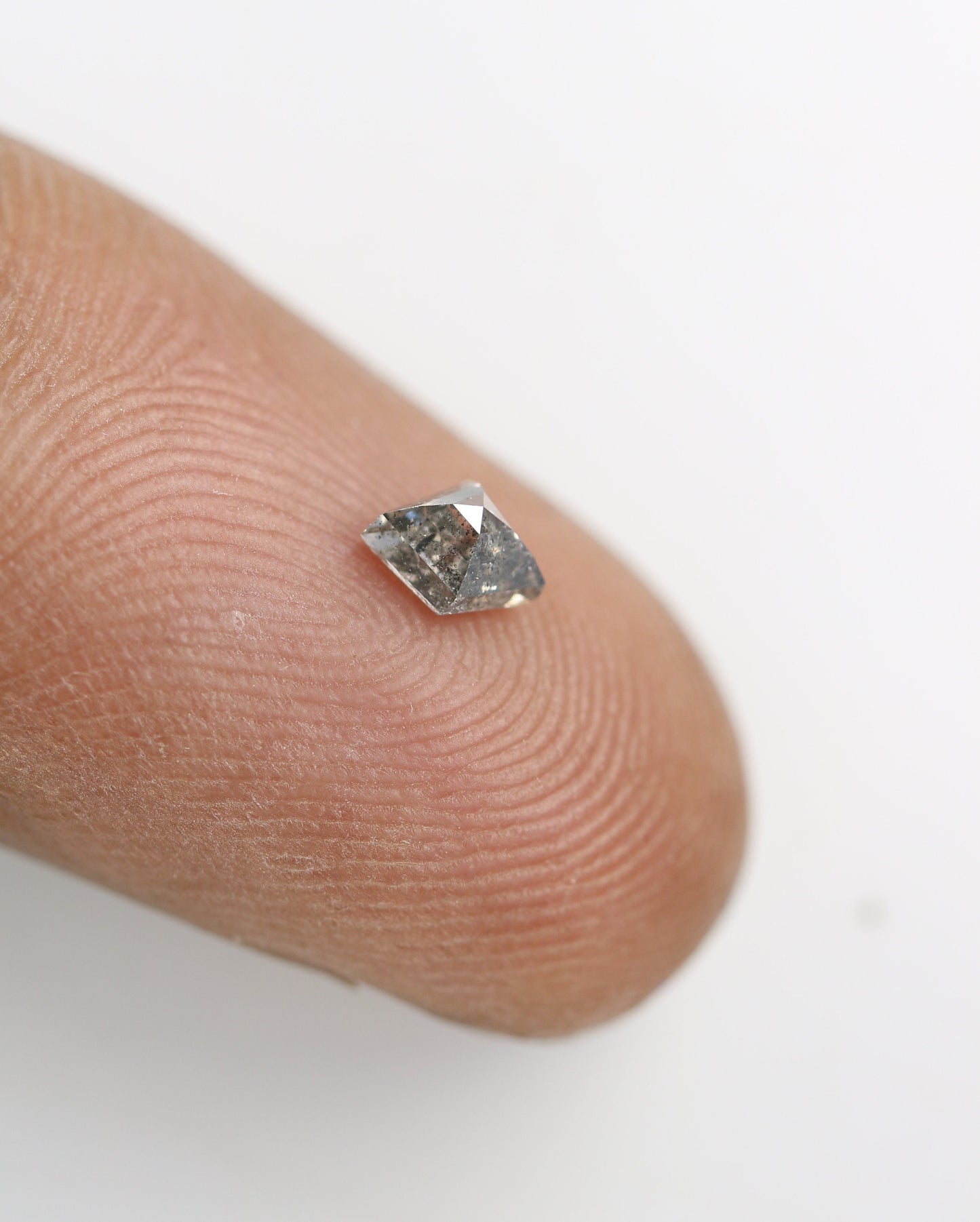 0.31 CT Kite shape Natural Loose Diamond -Kite Shape Salt and Pepper Diamond - For Salt Pepper Diamond Ring - Sale Offer- Unique Gift