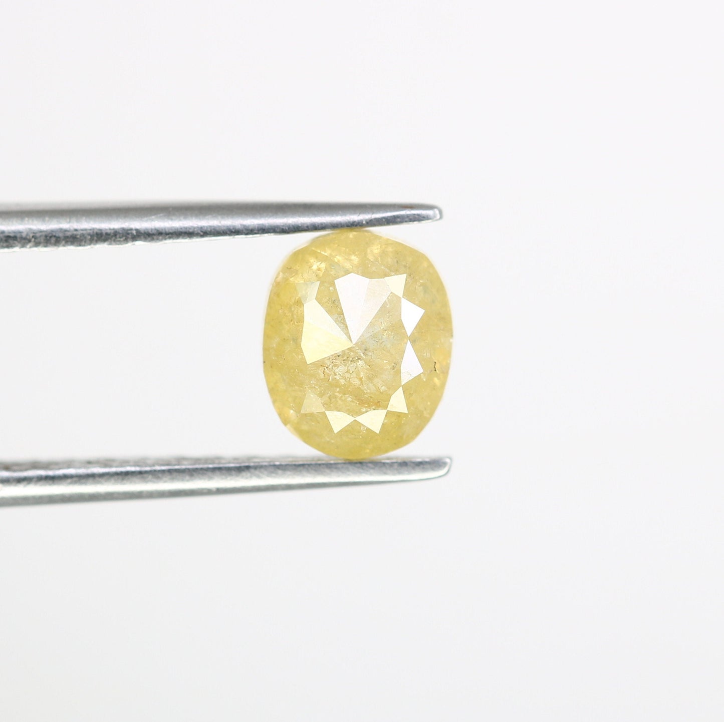 1.28 CT Yellow Galaxy Oval Rustic Diamond - Loose Gemstone for Gold Rings & Stunning Unique Jewelry Designs
