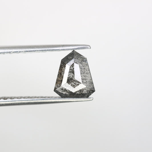 1 CT Salt and Pepper Natural Loose Diamond, Shield Cut for Handmade Necklace Pendant, Diamond Bracelet Engagement Gold Ring For Women