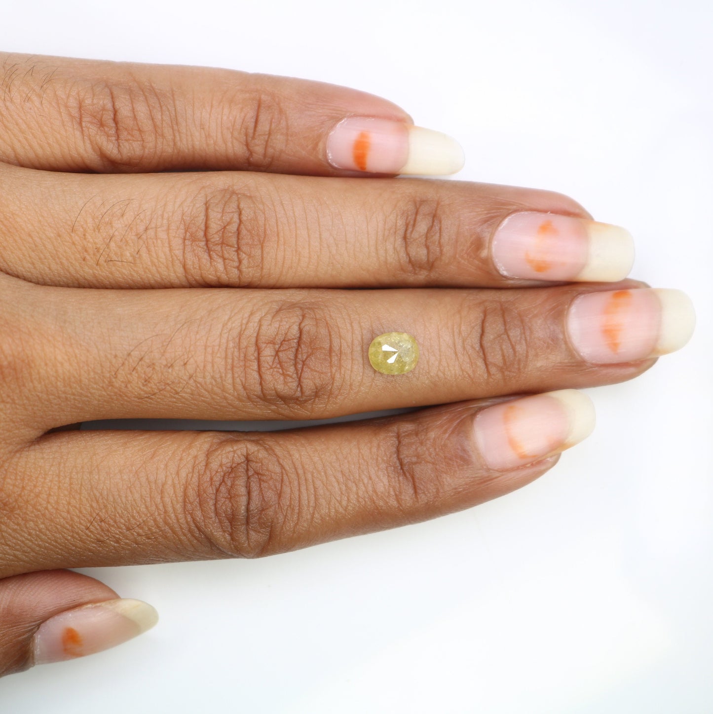 1.28 CT Yellow Galaxy Oval Rustic Diamond - Loose Gemstone for Gold Rings & Stunning Unique Jewelry Designs
