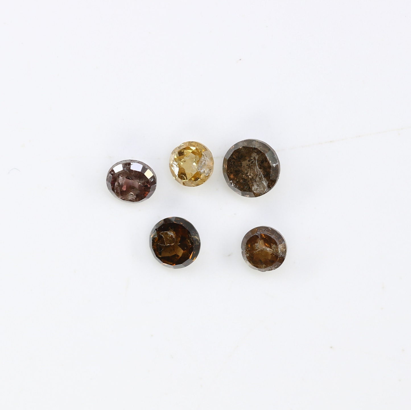 0.88 CT 2.90 MM Natural Salt and Pepper Diamond | Loose Diamonds | Brown Diamond | Fancy Coloured Diamond| Diamond For Pair of Earring, Ring