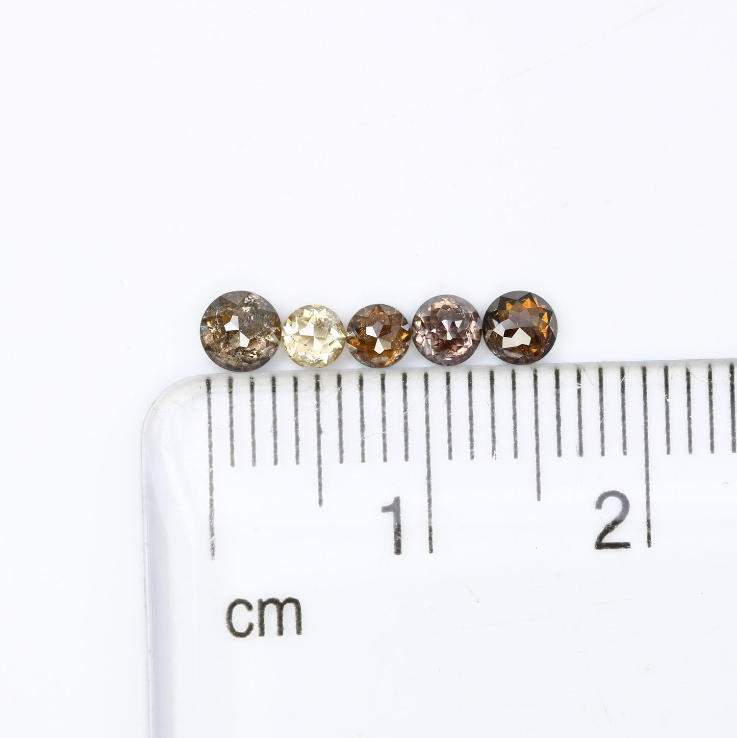 0.88 CT 2.90 MM Natural Salt and Pepper Diamond | Loose Diamonds | Brown Diamond | Fancy Coloured Diamond| Diamond For Pair of Earring, Ring