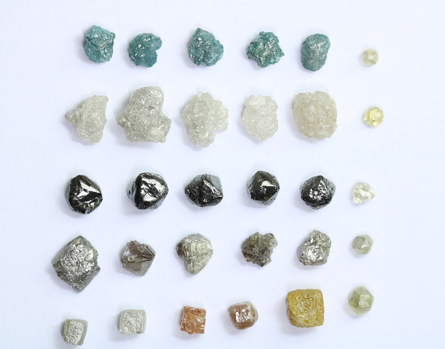 Natural Loose Rough Salt and Pepper Diamonds | Raw Gemstones for Wedding Rings, Necklaces, and Jewelry Making | Perfect Gift for Her