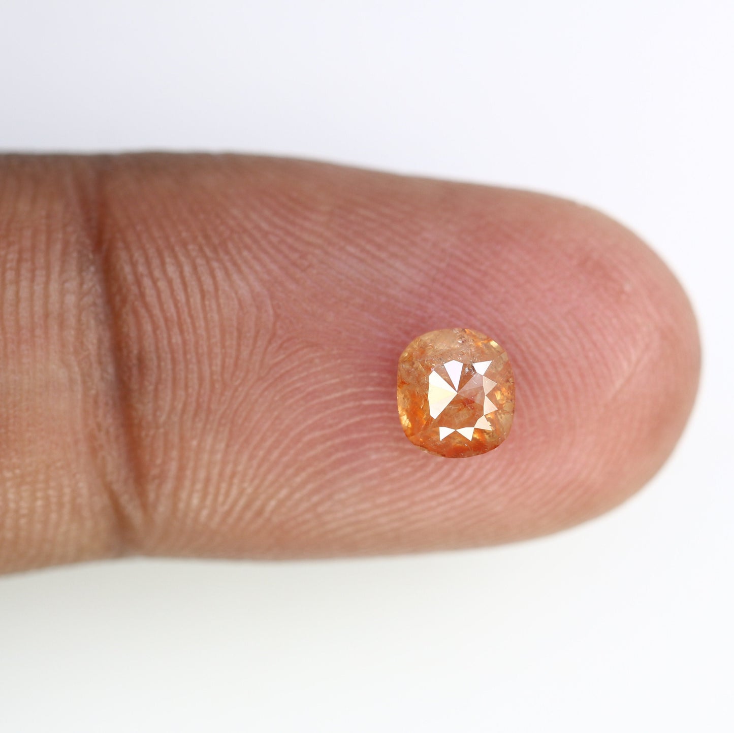 Rose Cut Peach Cushion Diamond - Women’s Ring, Perfect for Gold Jewelry & Elegant, Unique Designs