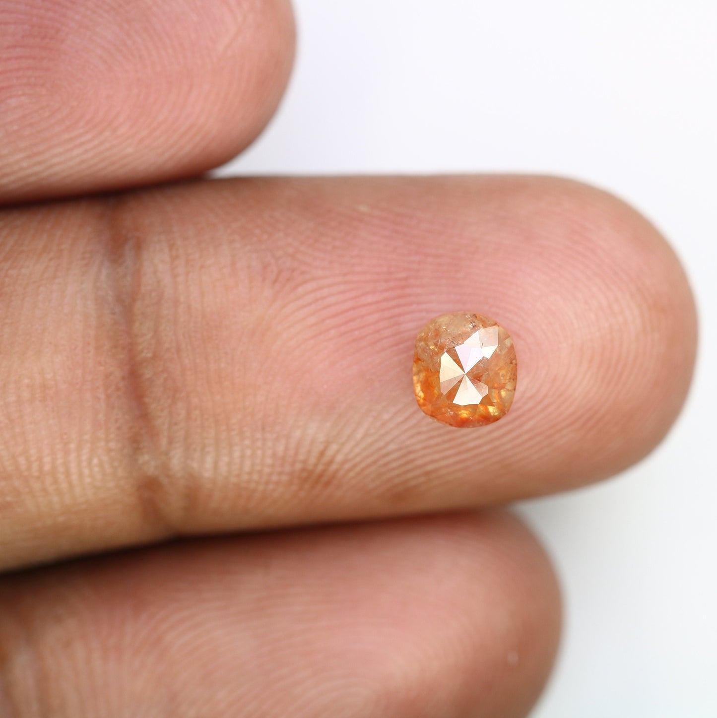Rose Cut Peach Cushion Diamond - Women’s Ring, Perfect for Gold Jewelry & Elegant, Unique Designs
