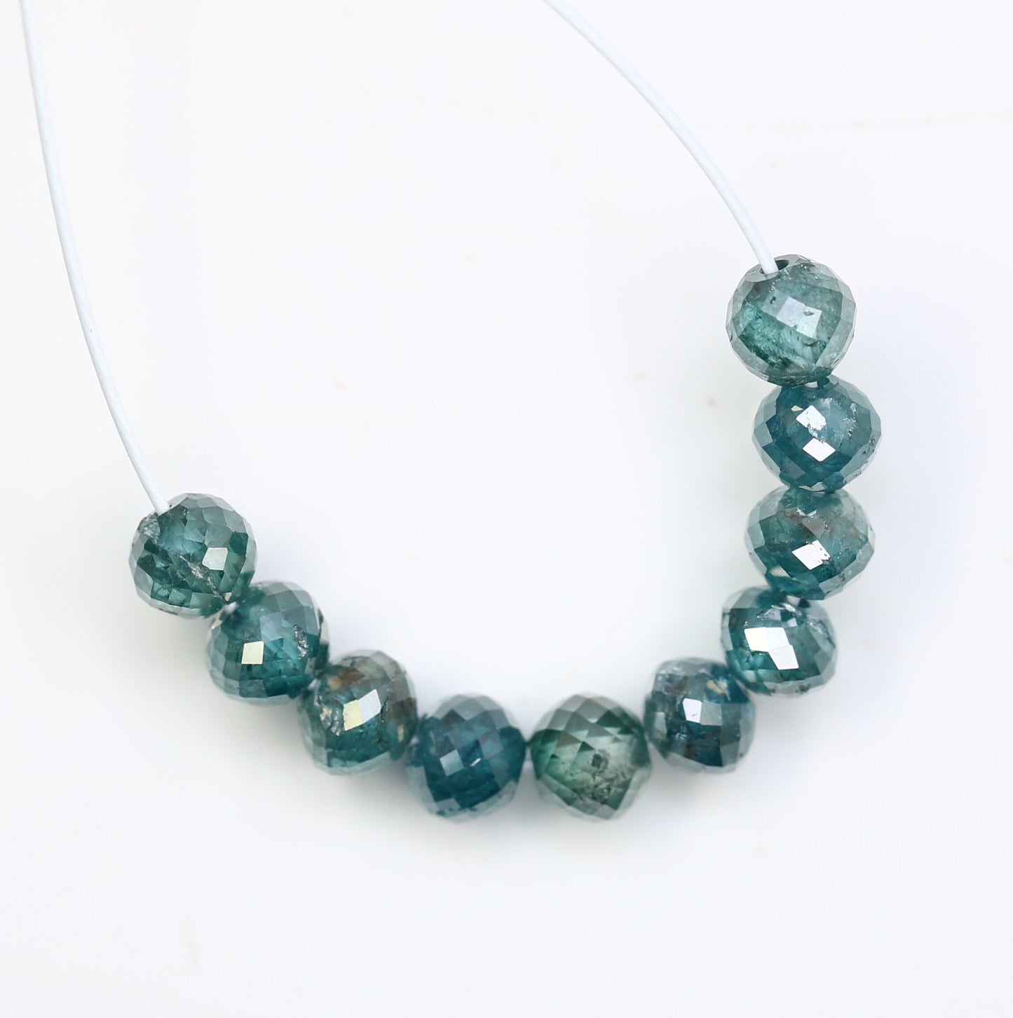 2.67 CT Raw Natural Rough Diamond Beads | Faceted Loose Gems for Artisan Jewelry | Ideal for Custom Vintage Necklaces & DIY Craft Projects