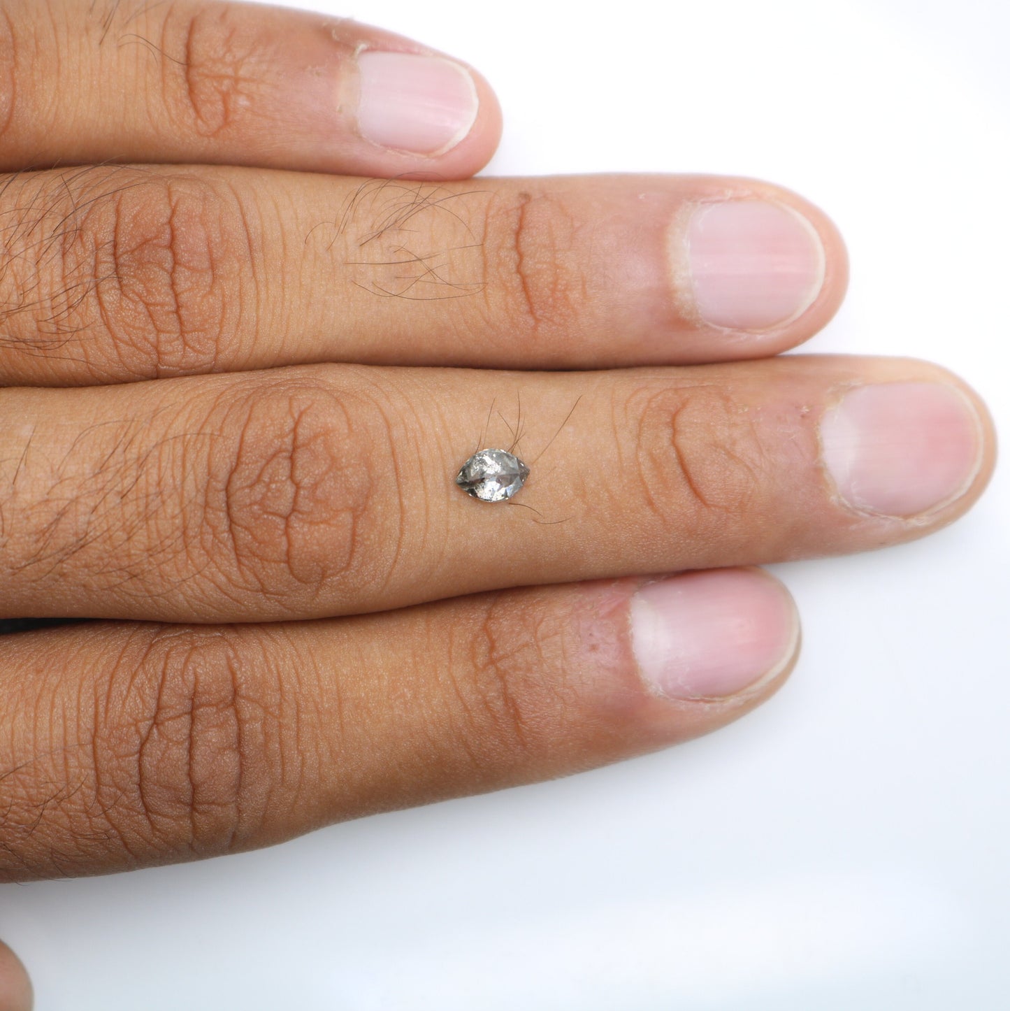 0.50 CT Marquise Shape Salt And Pepper Diamond | Natural Loose Diamonds For Weeding & Earring | For pendant | For Jewelry | For Bracelet