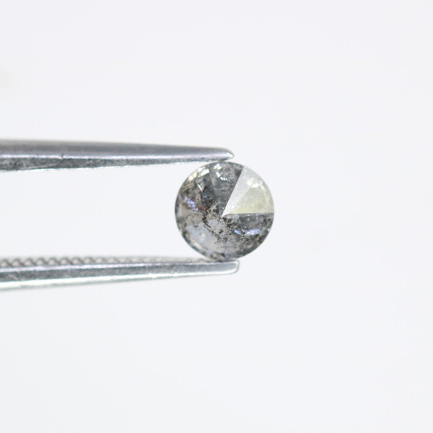 0.34 Carat Loose Natural Salt and Pepper Fancy Round Cut Diamond | Ideal for Rings and Custom Jewelry Designs