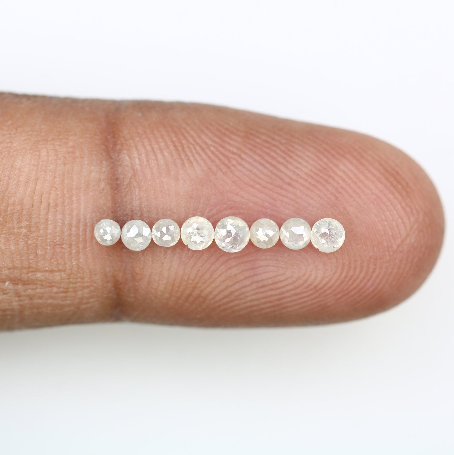 0.75 CT White Loose Rose Cut Diamonds For Eternity Wedding Band ll Gift For Mother ll Gift For Daughter ll Gift For Wife ll Gift For Fiancé