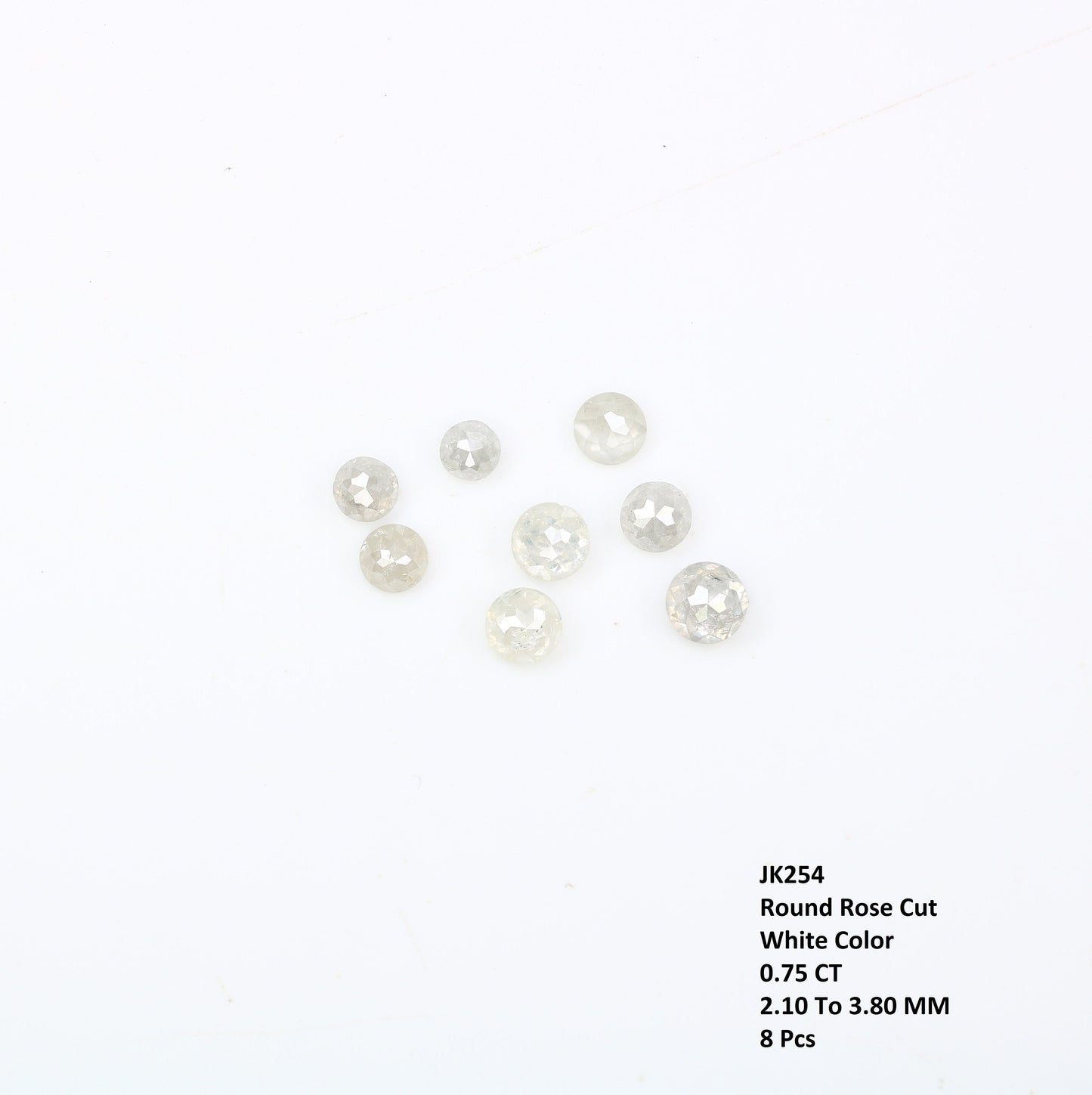 0.75 CT White Loose Rose Cut Diamonds For Eternity Wedding Band ll Gift For Mother ll Gift For Daughter ll Gift For Wife ll Gift For Fiancé