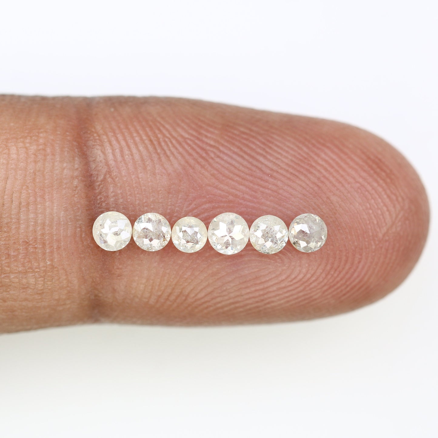 0.87 CT Round Rose Cut Real Loose Diamond For Engagement Band ll Proposal Ring ll GIft For Girlfriend ll Gift From Husband ll Gift For Mom