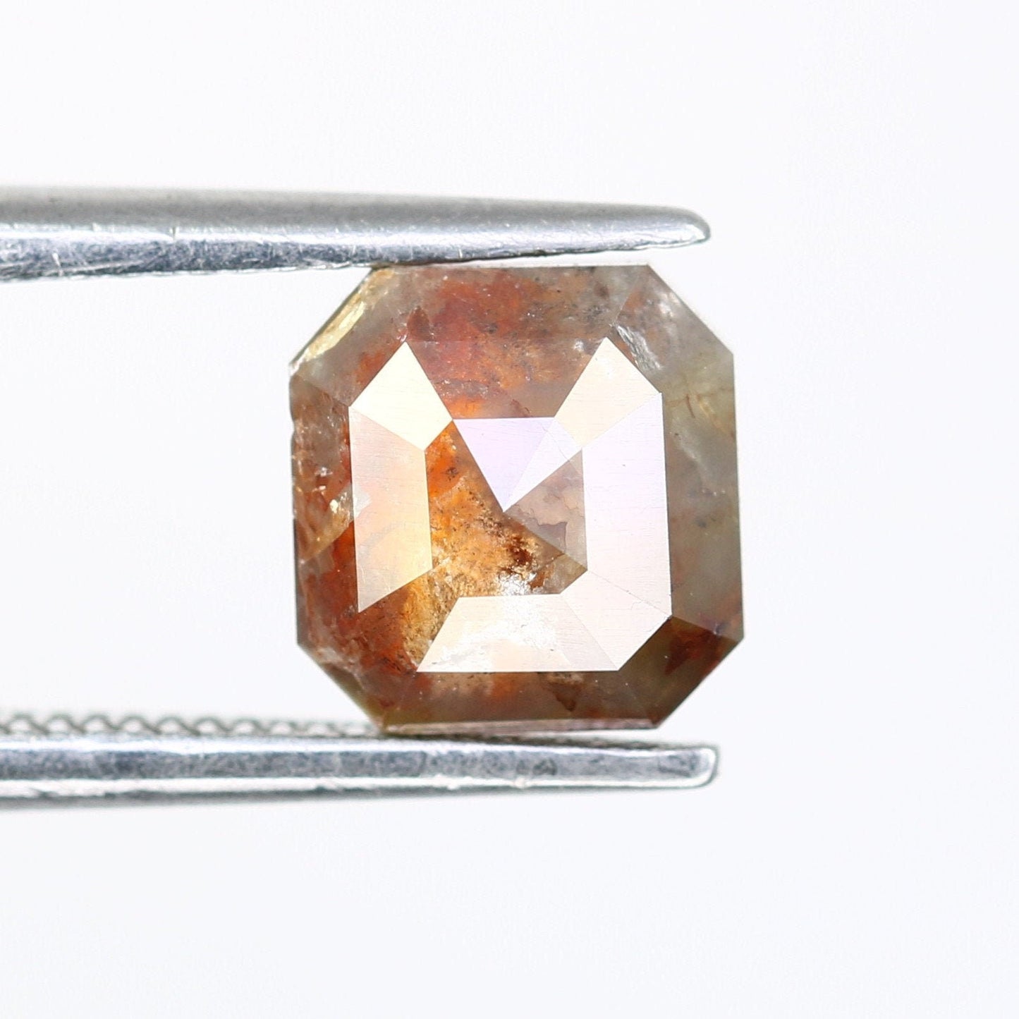 1.19 CT Fancy Salt and Pepper Emerald Shape Diamond - Natural Loose Emerald Cut Diamond - Emerald Engagement Ring - LABORDAY Offer