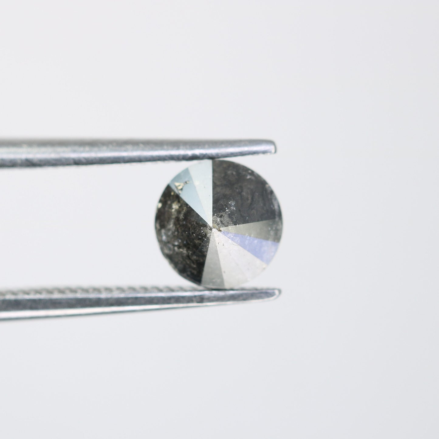 0.76 Carat Natural Salt and Pepper Round Brilliant Cut Galaxy Loose Diamond | Ideal for Rings, Earrings, and Jewelry Making |Wholesale Price