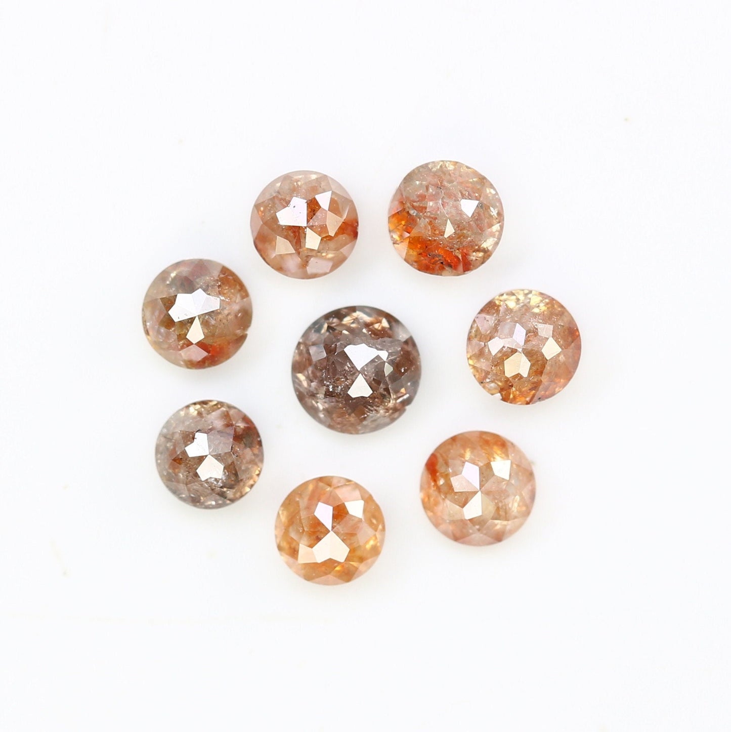 Salt And Pepper Diamond | Round Brilliant Cut Diamond | Natural Loose Earth Mined Diamond For Earring Pair & Wedding Ring Diamonds