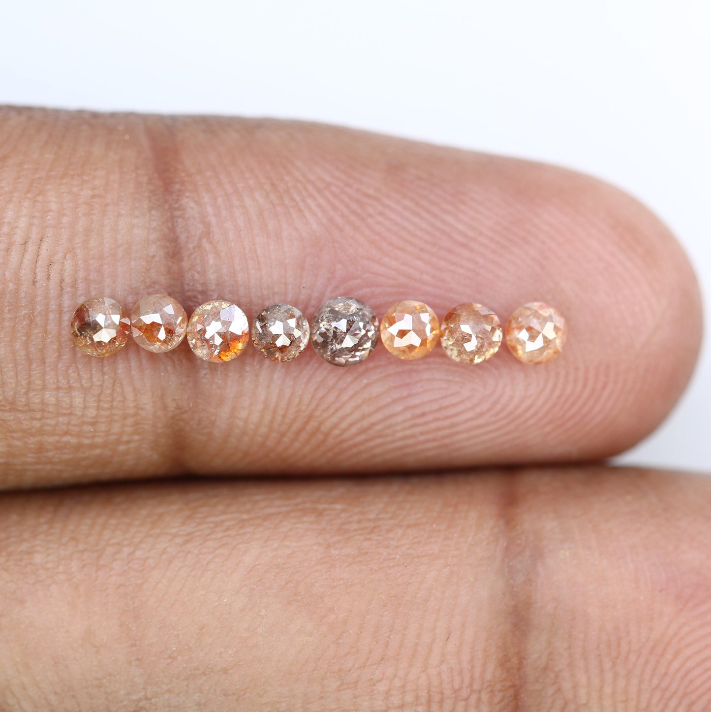 Salt And Pepper Diamond | Round Brilliant Cut Diamond | Natural Loose Earth Mined Diamond For Earring Pair & Wedding Ring Diamonds