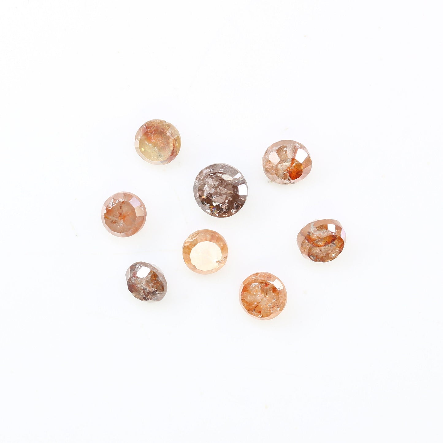 Salt And Pepper Diamond | Round Brilliant Cut Diamond | Natural Loose Earth Mined Diamond For Earring Pair & Wedding Ring Diamonds