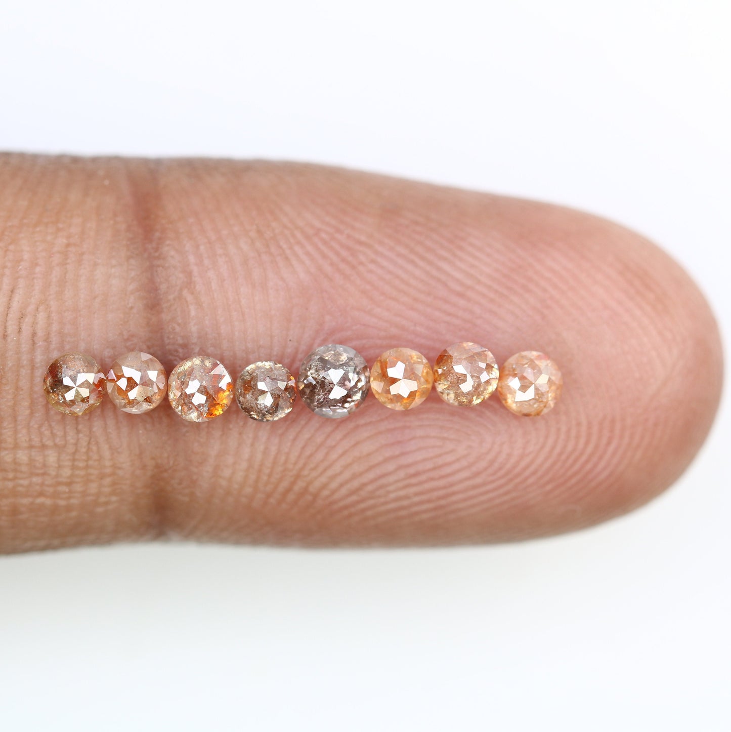 Salt And Pepper Diamond | Round Brilliant Cut Diamond | Natural Loose Earth Mined Diamond For Earring Pair & Wedding Ring Diamonds
