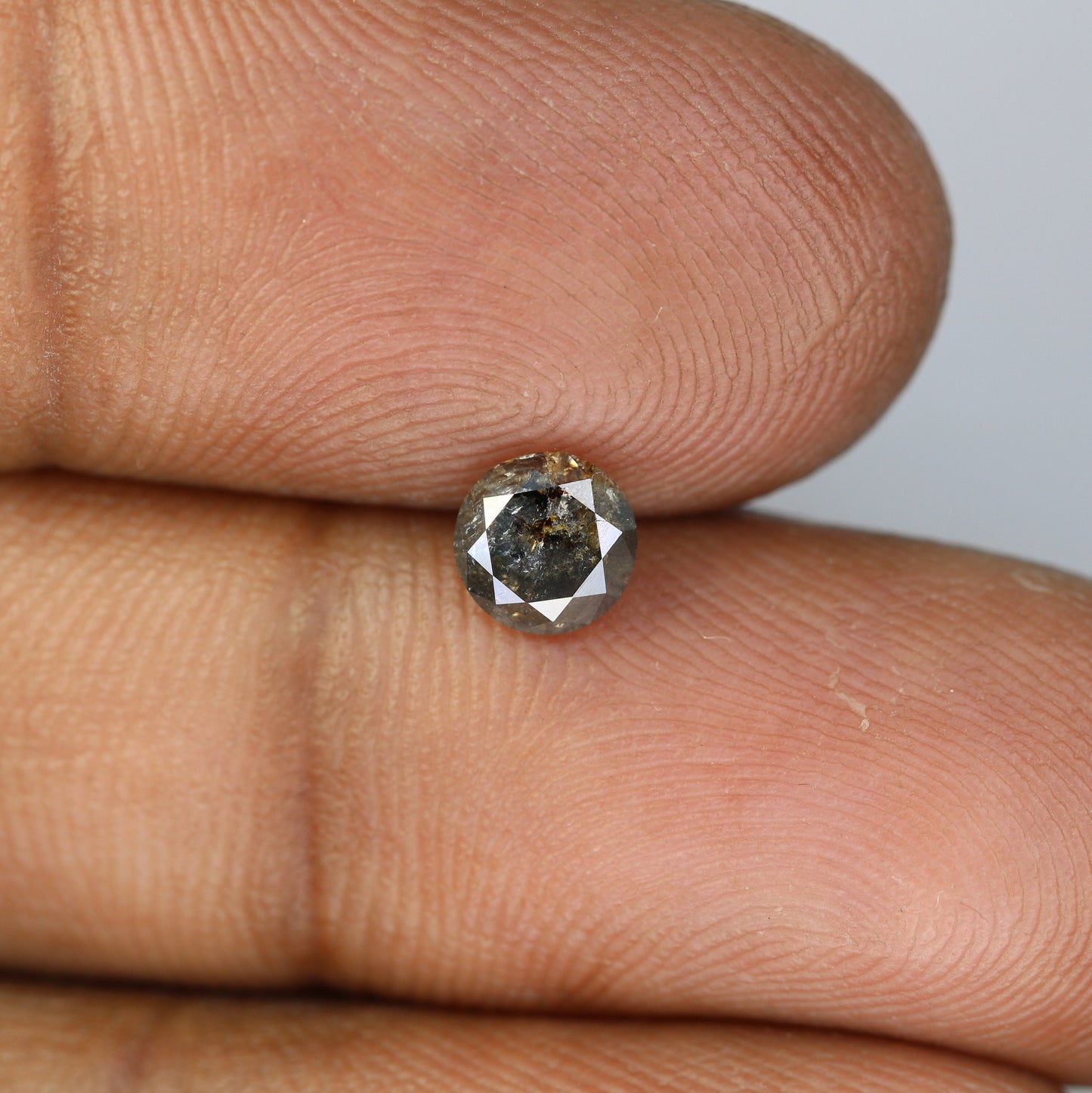 Natural Salt and Pepper Loose Diamond | Round Rose Cut & Brilliant Cut for Jewelry Making | Ideal for Earrings and Pendants |Wholesale Price