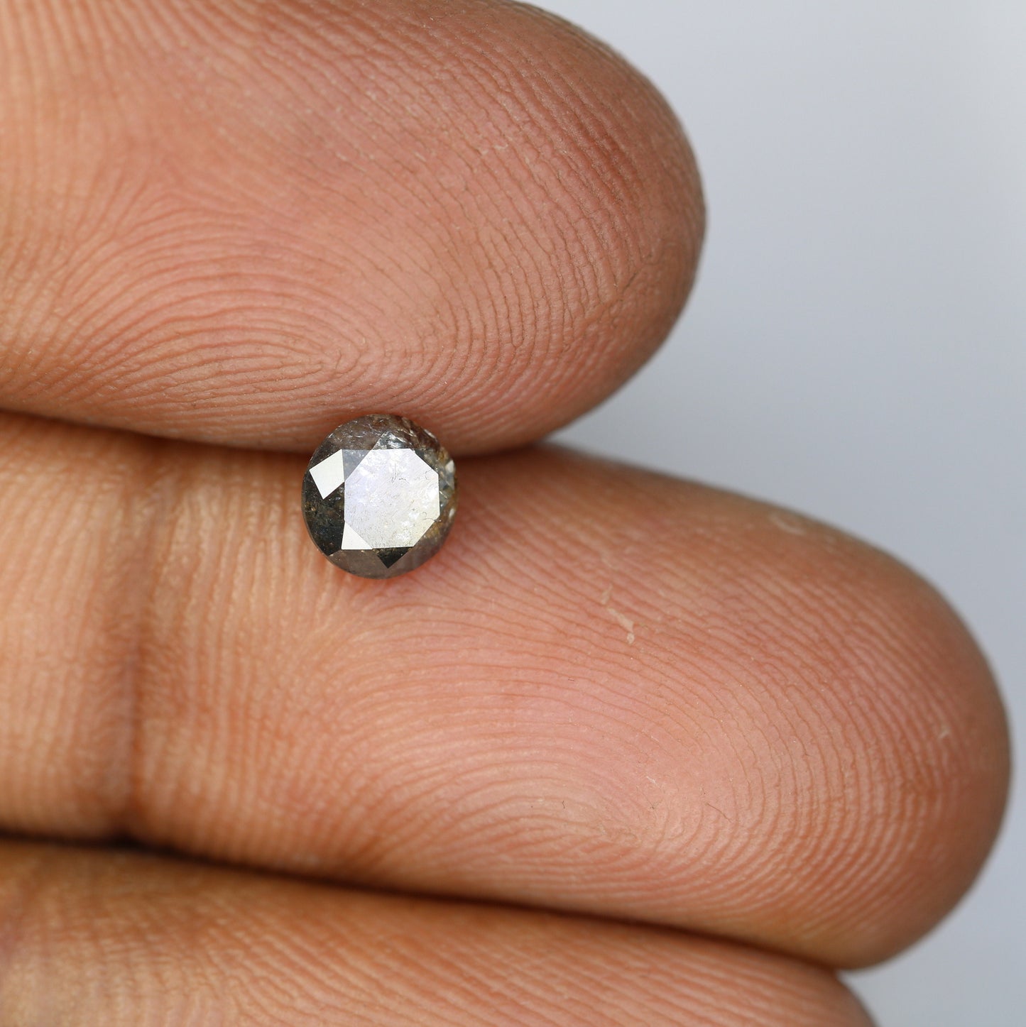 Natural Salt and Pepper Loose Diamond | Round Rose Cut & Brilliant Cut for Jewelry Making | Ideal for Earrings and Pendants |Wholesale Price