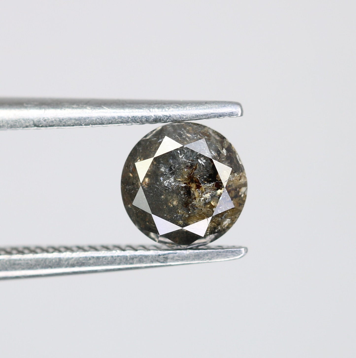 Natural Salt and Pepper Loose Diamond | Round Rose Cut & Brilliant Cut for Jewelry Making | Ideal for Earrings and Pendants |Wholesale Price