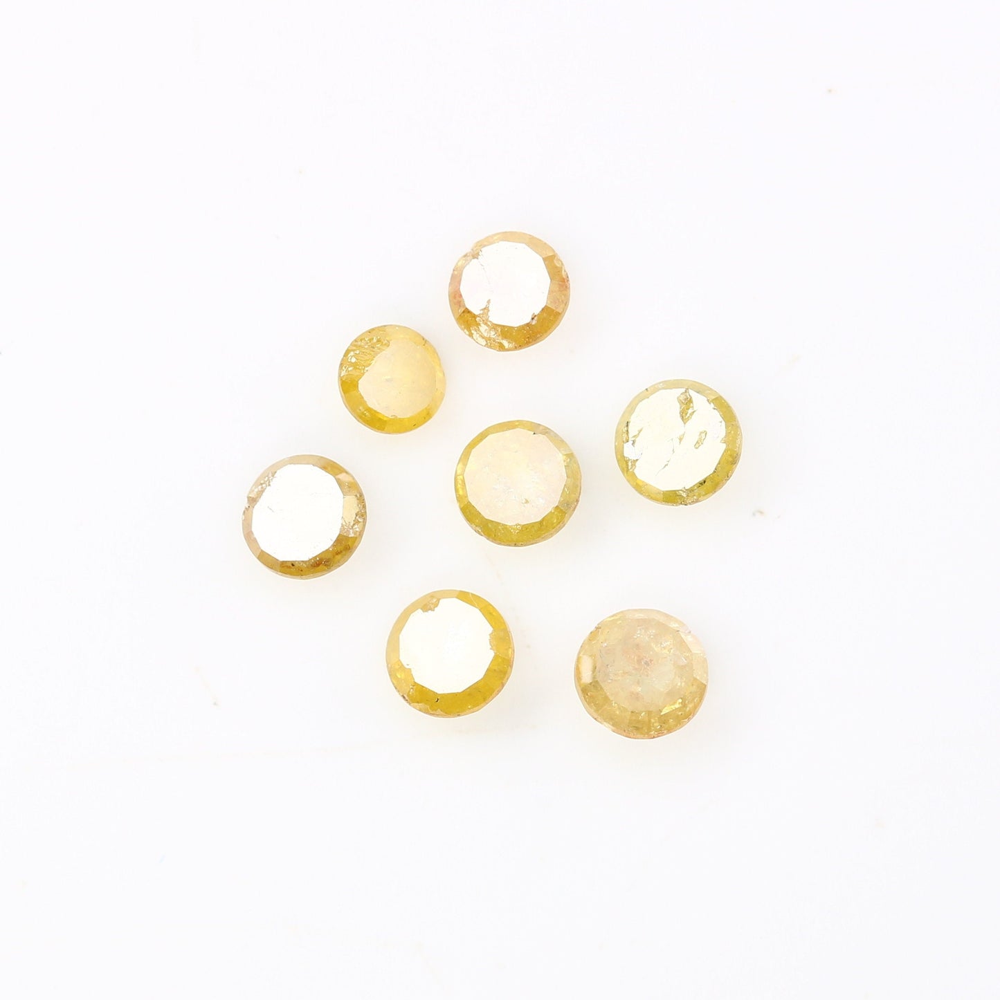 0.70 TCW Loose Yellow Rose Cut Round Real Loose Diamonds For Wedding Band ll Gift For Wife ll Gift For Girlfriend ll Gift For Best Friend