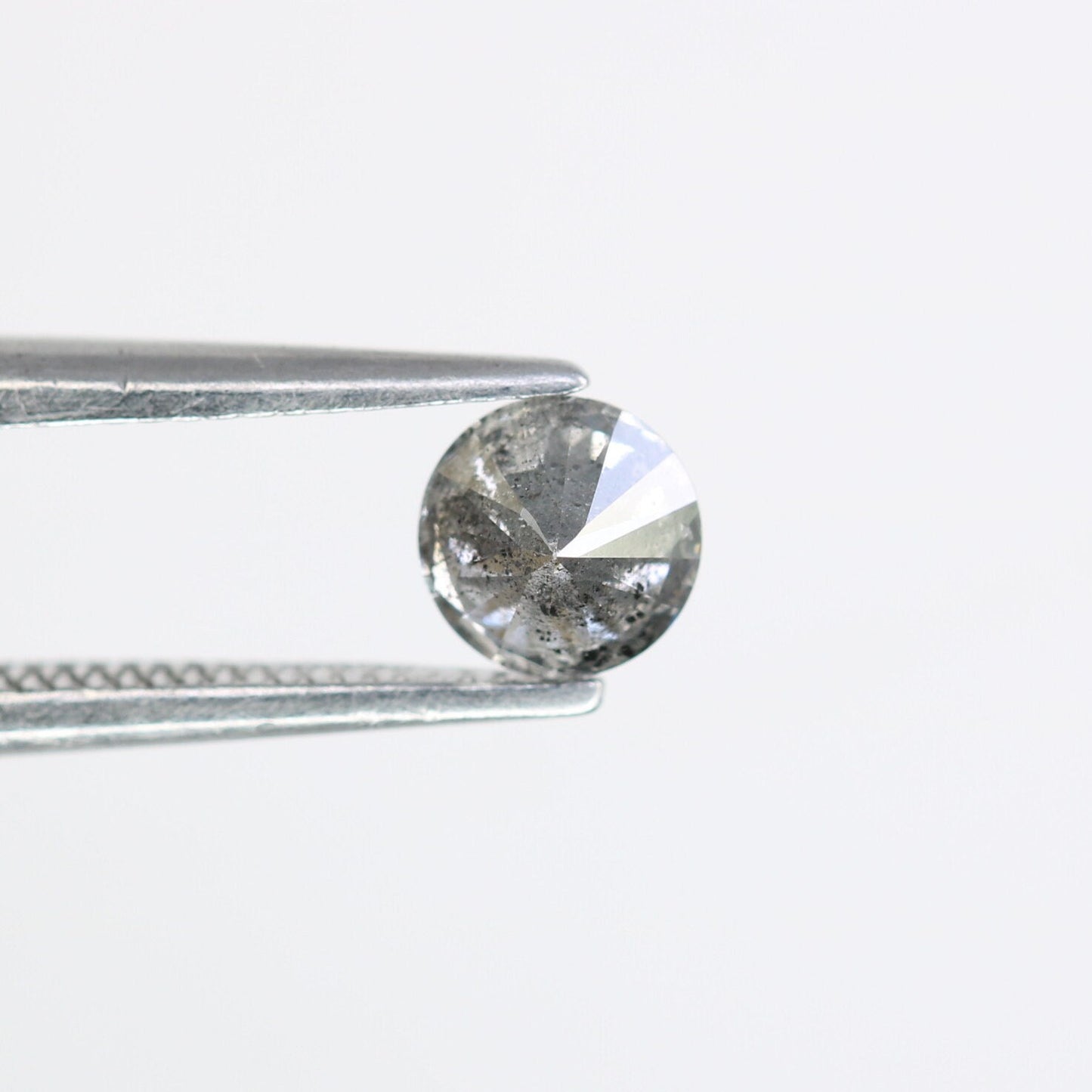 0.35 Carat Salt and Pepper Round Diamond Ring | Perfect for Custom Gold Rings | Unique Engagement or Wedding Jewelry