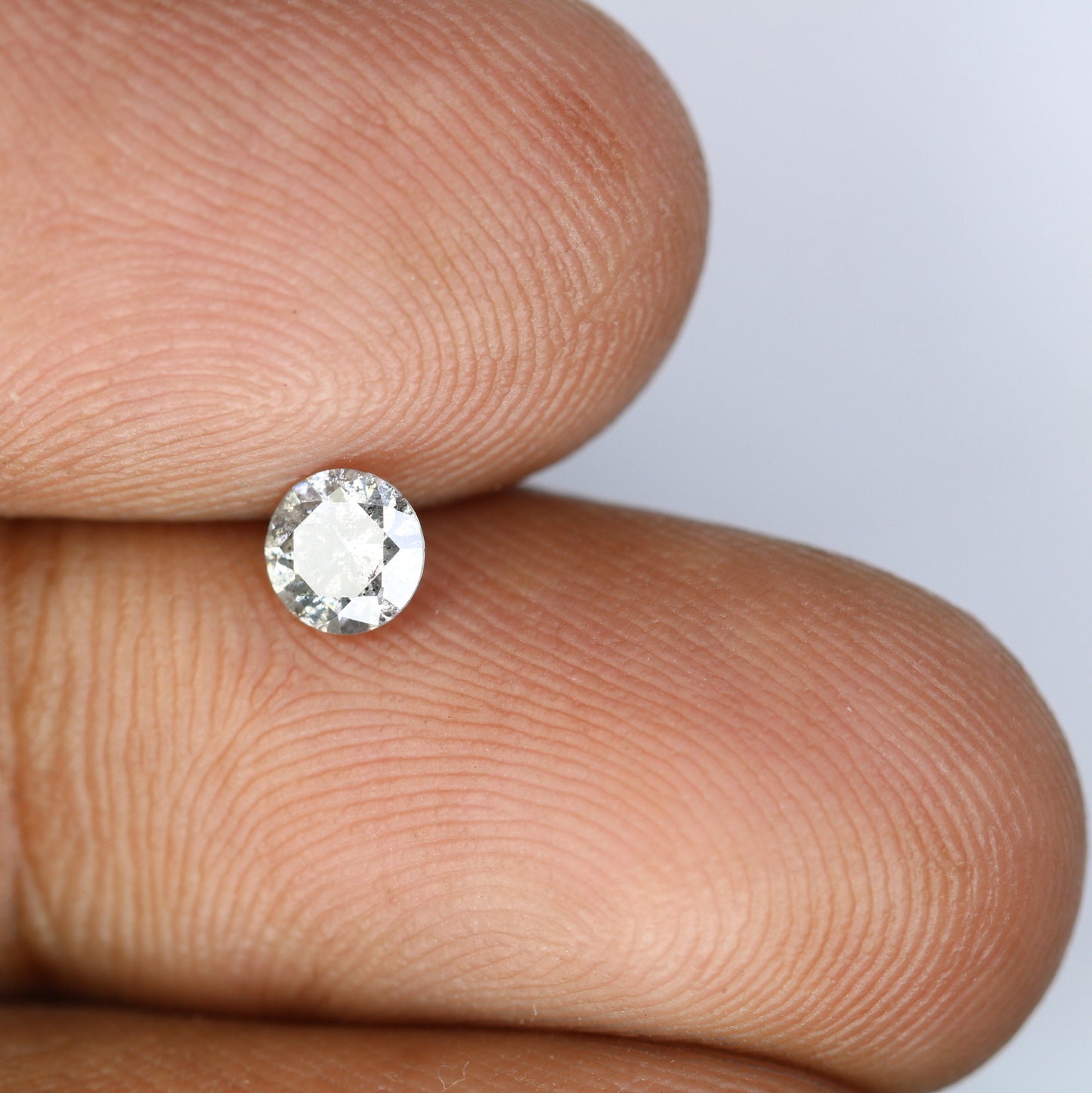 0.35 Carat Salt and Pepper Round Diamond Ring | Perfect for Custom Gold Rings | Unique Engagement or Wedding Jewelry