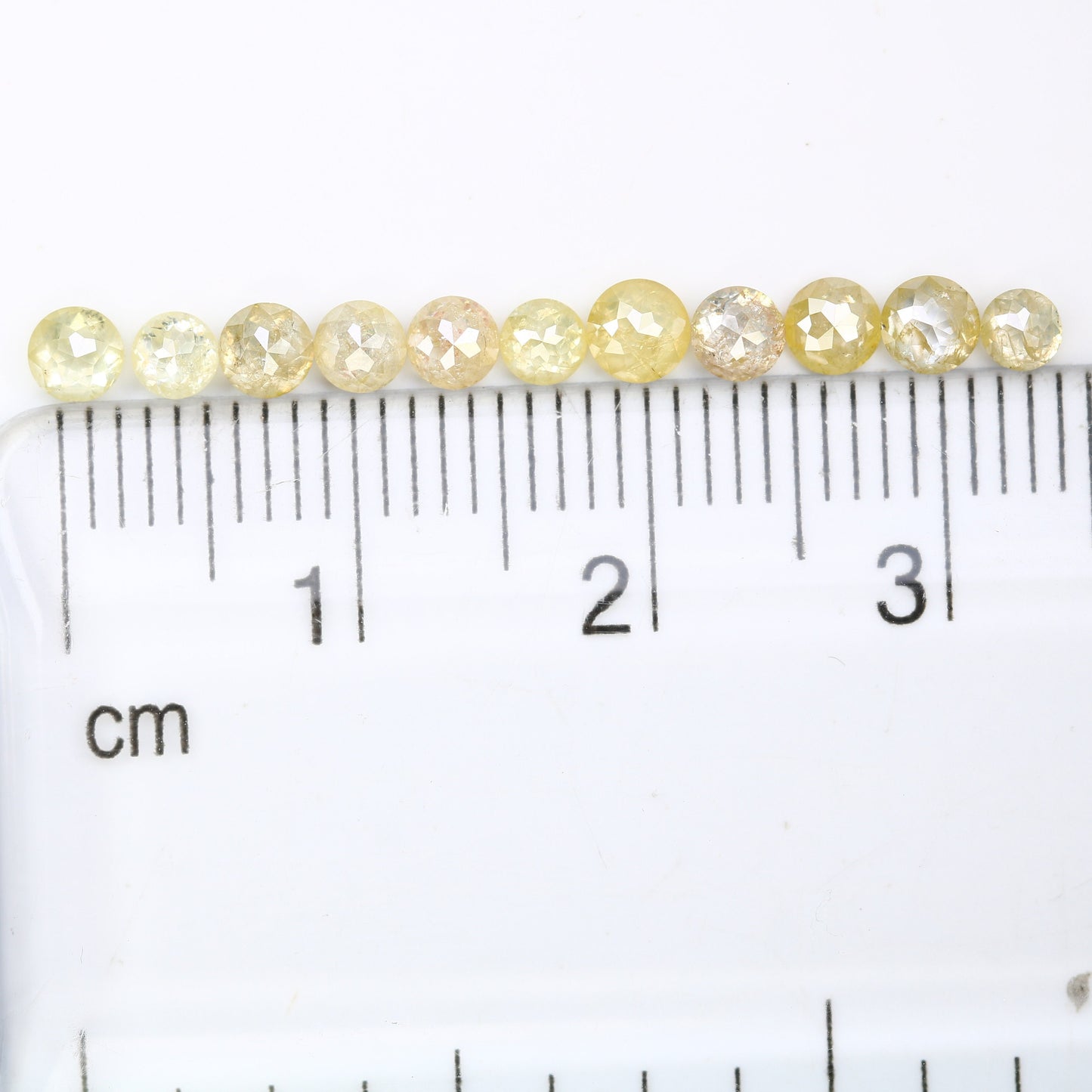 Color Diamonds Old Rose Cut Round/ Yellow Diamond Rose Cut Size Approx 2.9 - 3.5 mm /Rare Diamond CollectionFor Gold Ring Diamonds