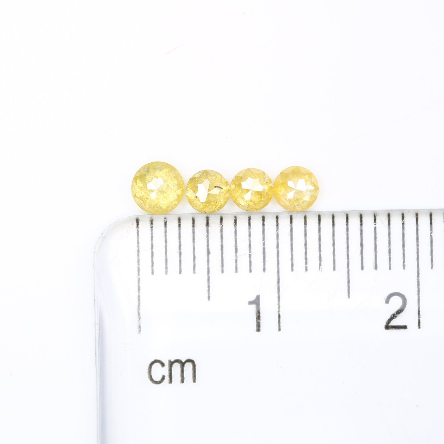 0.74 CT Yellow Round Rose Cut Natural Real Loose Diamonds For Eternity Band ll Gift For Best Friend ll Gift For Girlfriend ll Gift For Wife