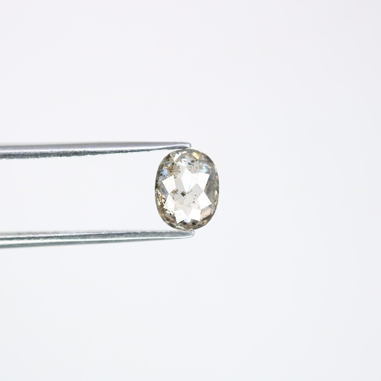 1.20 CT Sparkling Salt and Pepper Oval Diamond Pendant - Stunning for Gold Jewelry & Elegant, Unique Accessory