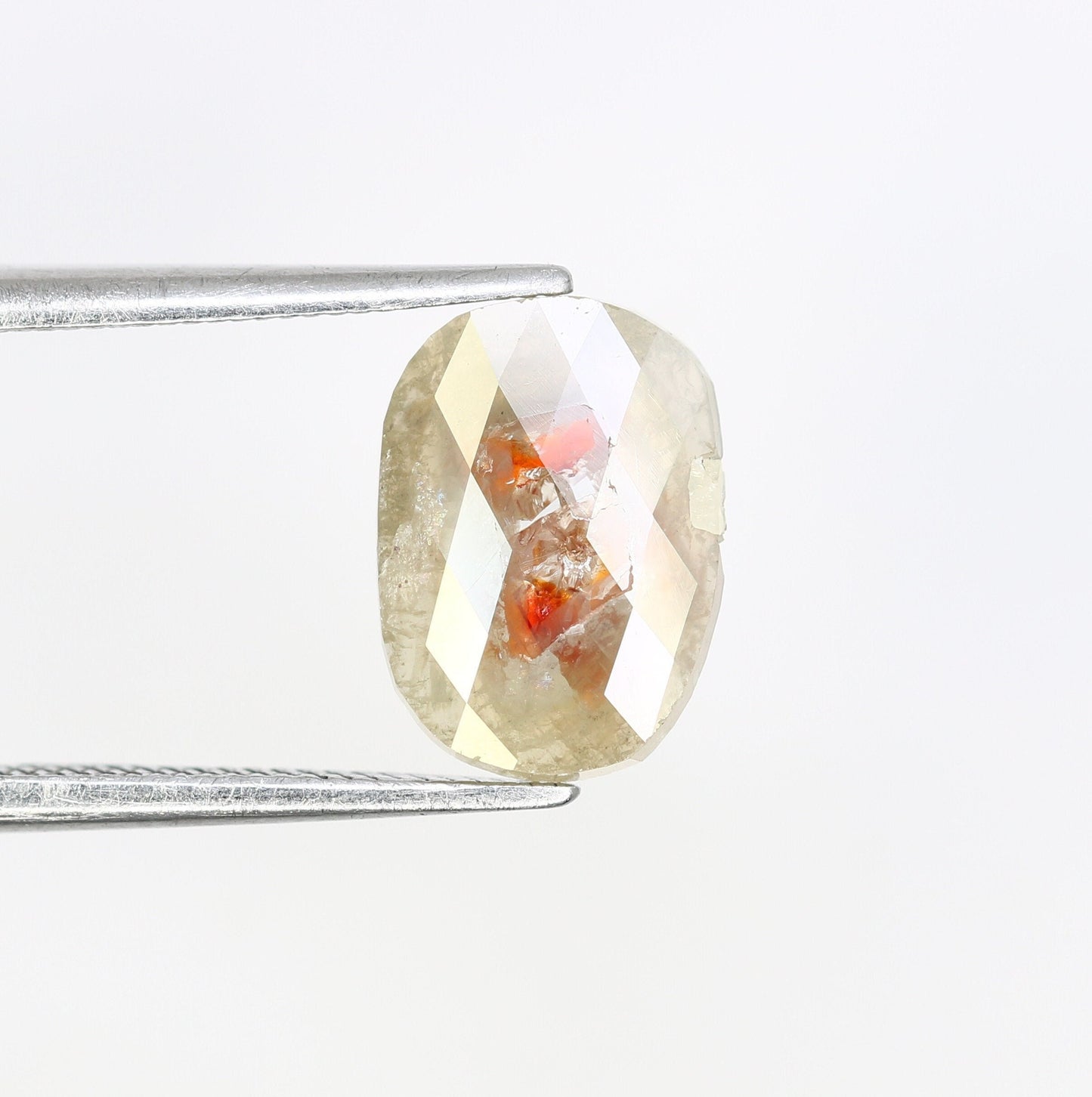 1.16 CT Oval Slice Grey Diamond - Perfect for Gold Rings & Unique, Elegant Jewelry Designs