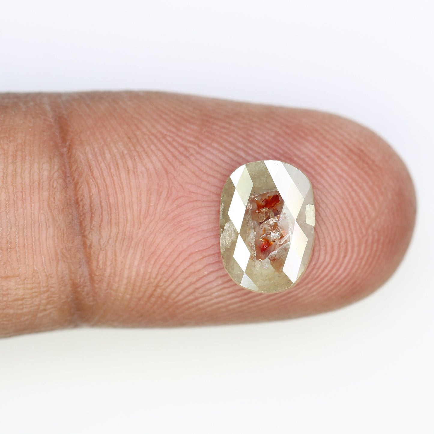 1.16 CT Oval Slice Grey Diamond - Perfect for Gold Rings & Unique, Elegant Jewelry Designs