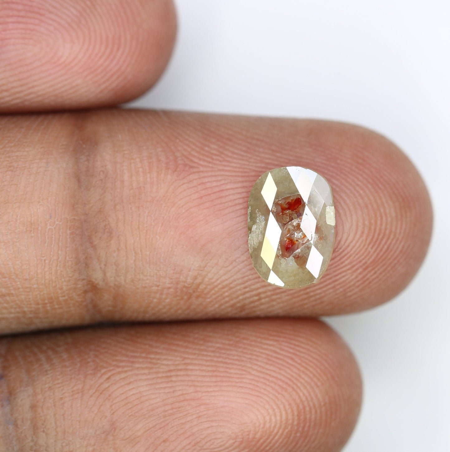 1.16 CT Oval Slice Grey Diamond - Perfect for Gold Rings & Unique, Elegant Jewelry Designs