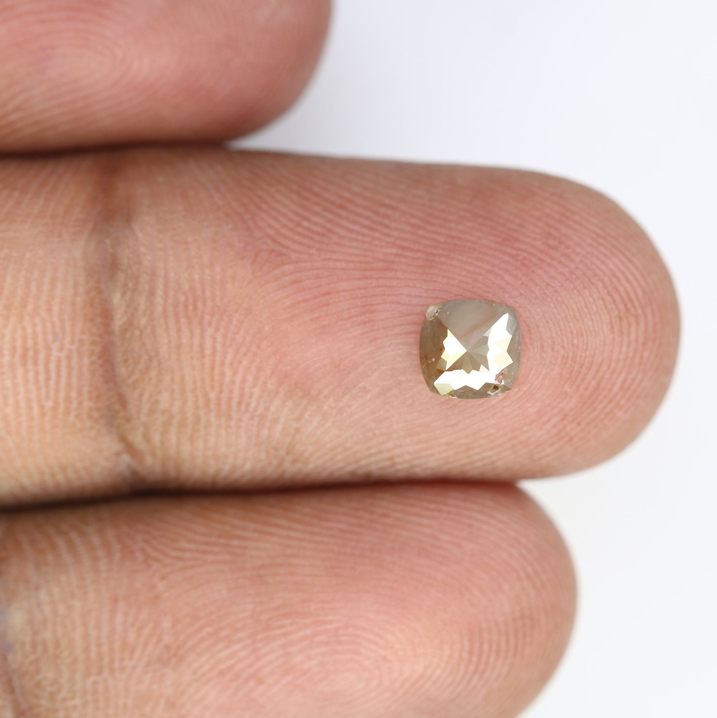 0.44 CT Cushion Cut Grey Diamond - Elegant Gold Ring Gemstone & Unique, Stylish Jewelry Design