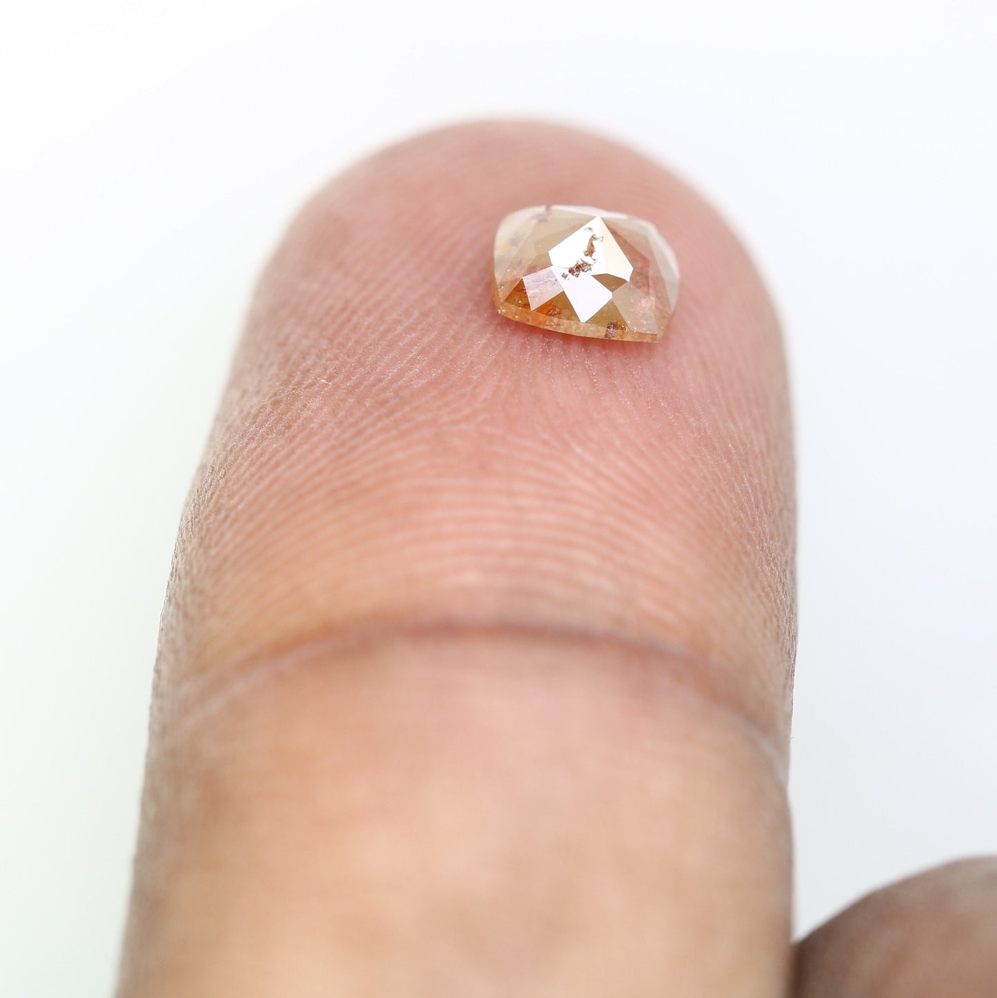 0.60 CT Peach Cushion Cut Diamond - Ideal for Gold Rings & Elegant, Unique Jewelry Designs