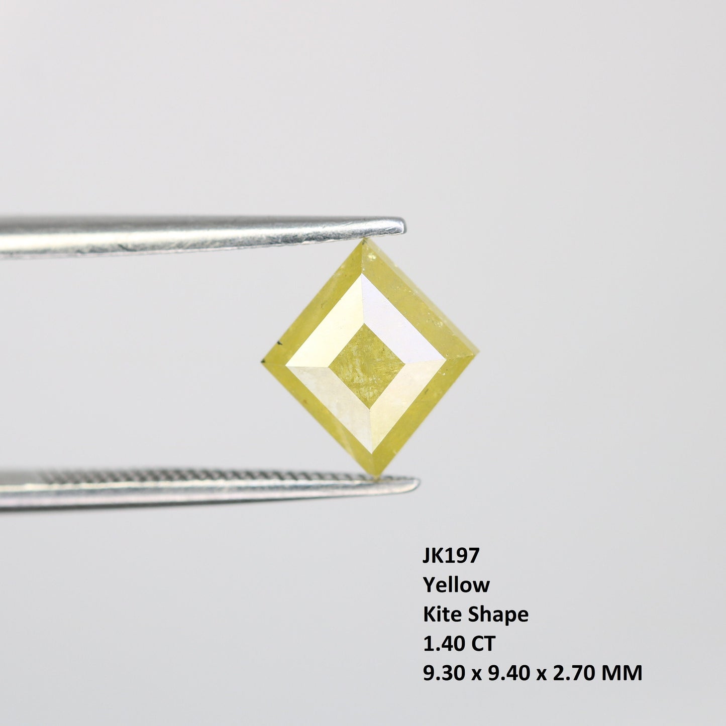 1.40 CT Kite shape Natural Loose Diamond -Kite Shape Salt and Pepper Diamond - For Salt Pepper Diamond Ring - Sale Offer- Unique Gift