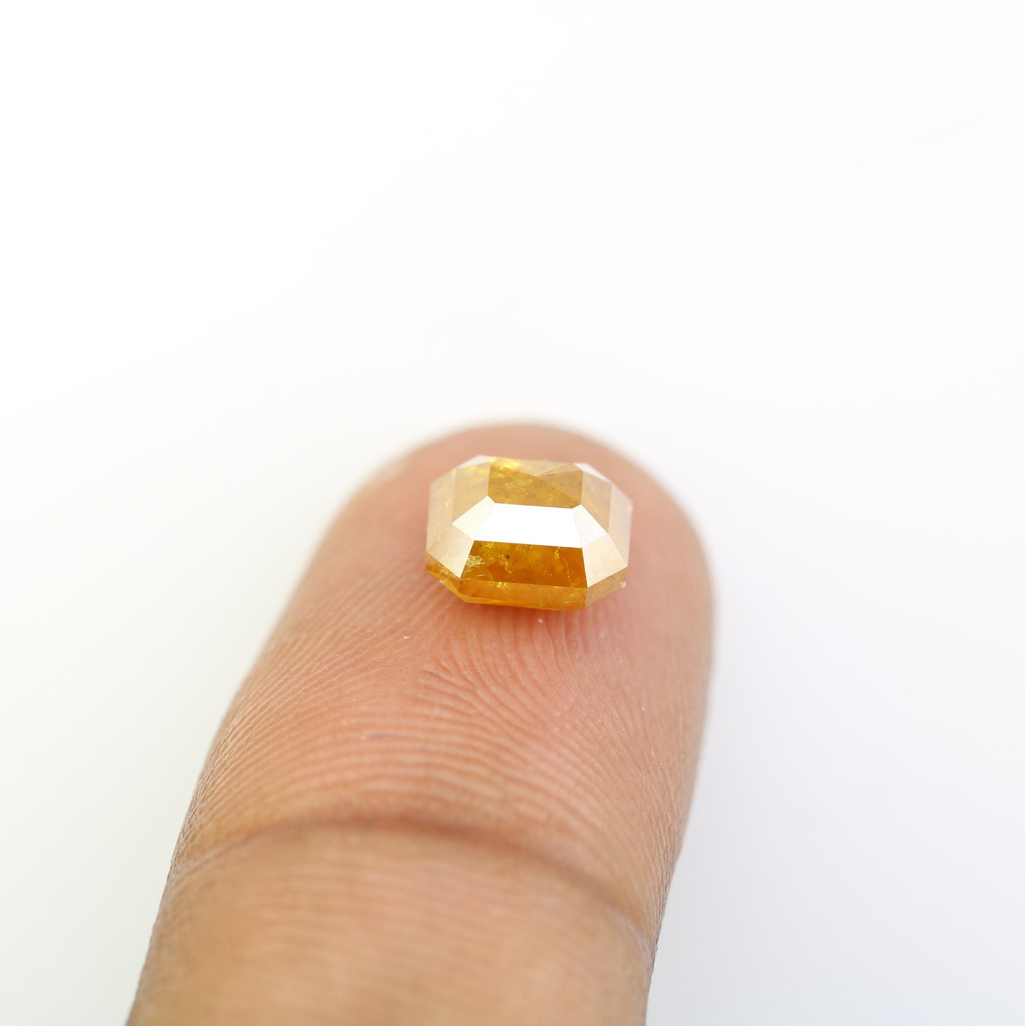 2.61 CT Fancy Yellow Salt and Pepper Emerald Shape Diamond - Natural Loose Emerald Cut Diamond - Emerald Engagement Ring - LABORDAY Offer