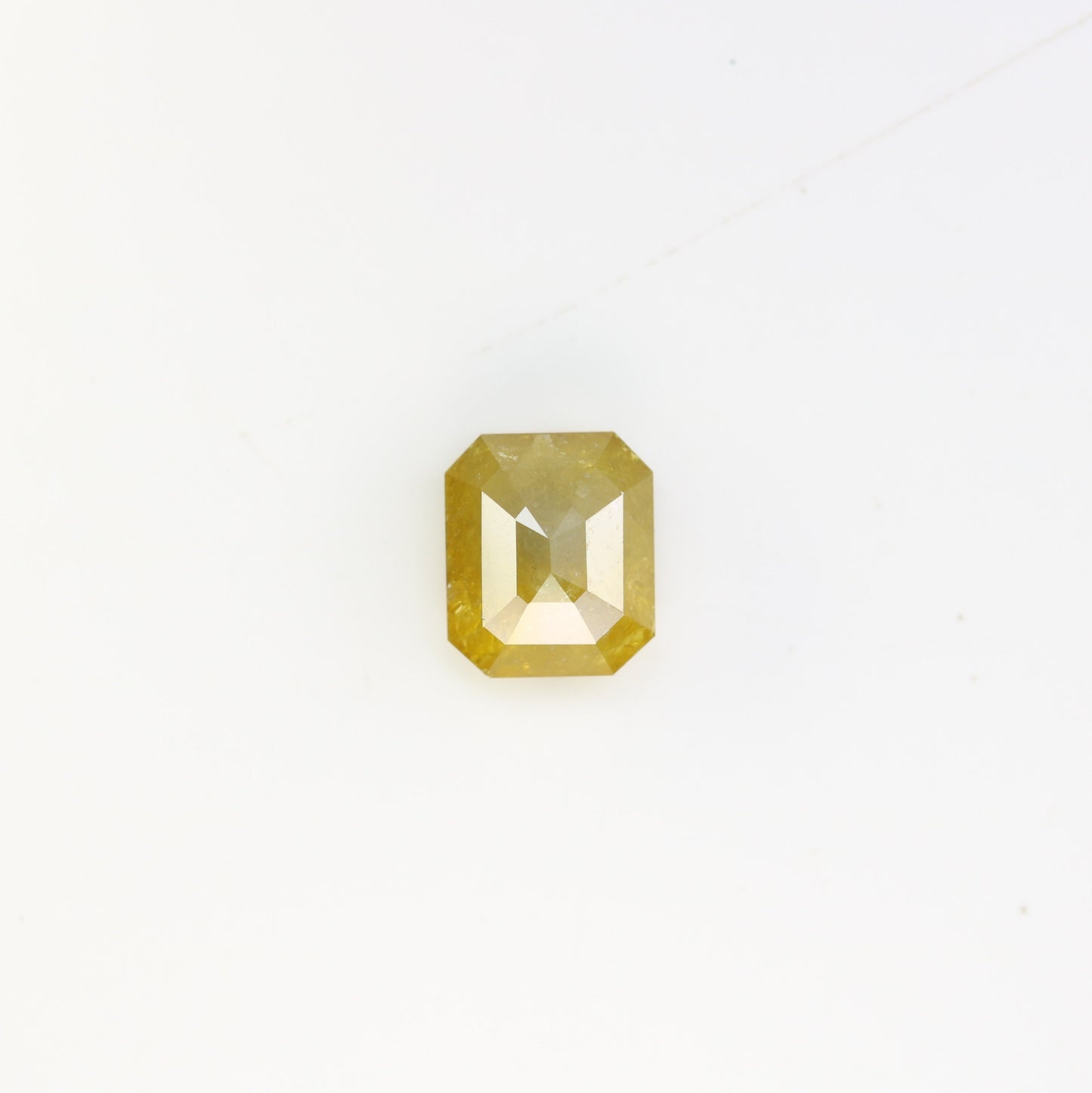 2.21 CT Fancy Yellow Salt and Pepper Emerald Shape Diamond - Natural Loose Emerald Cut Diamond - Emerald Engagement Ring - LABORDAY Offer
