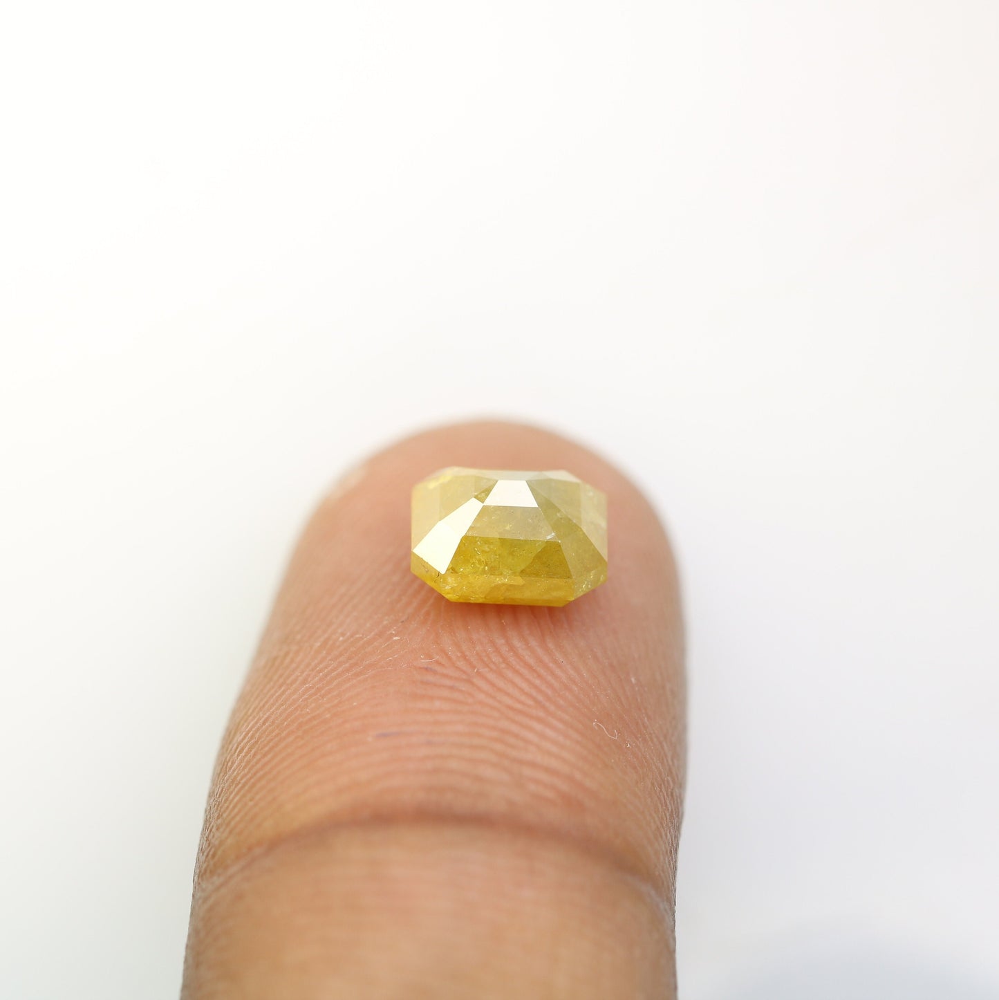 2.21 CT Fancy Yellow Salt and Pepper Emerald Shape Diamond - Natural Loose Emerald Cut Diamond - Emerald Engagement Ring - LABORDAY Offer