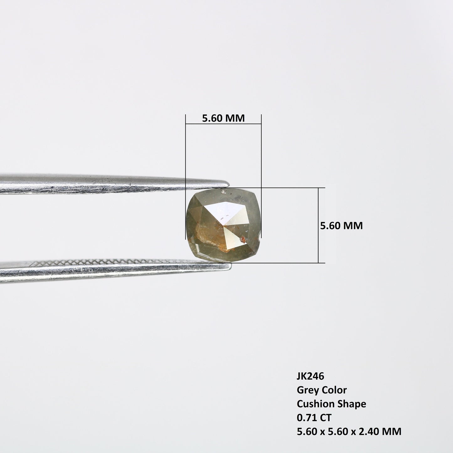 0.71 CT Natural Loose Cushion Cut Diamond - Perfect for Gold Rings & Elegant, Unique Jewelry Designs
