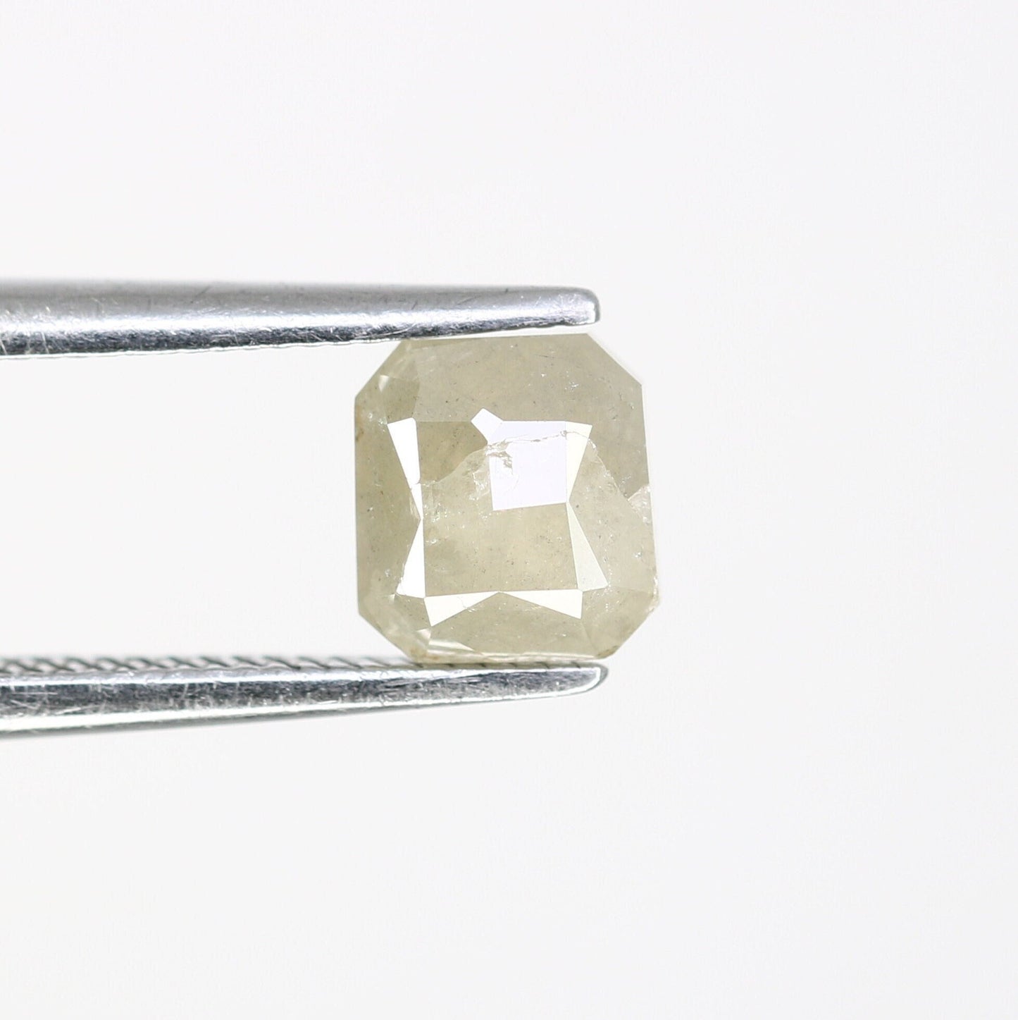 0.94 CT Salt and Pepper Emerald Shape Diamond - Natural Loose Emerald Cut Diamond - Perfect for Emerald Engagement Ring - Jewelry Design