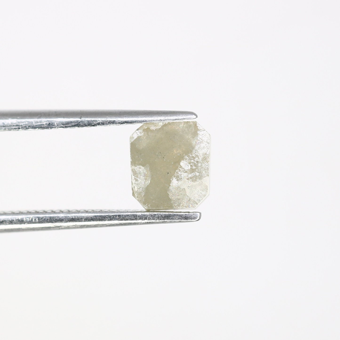 0.94 CT Salt and Pepper Emerald Shape Diamond - Natural Loose Emerald Cut Diamond - Perfect for Emerald Engagement Ring - Jewelry Design
