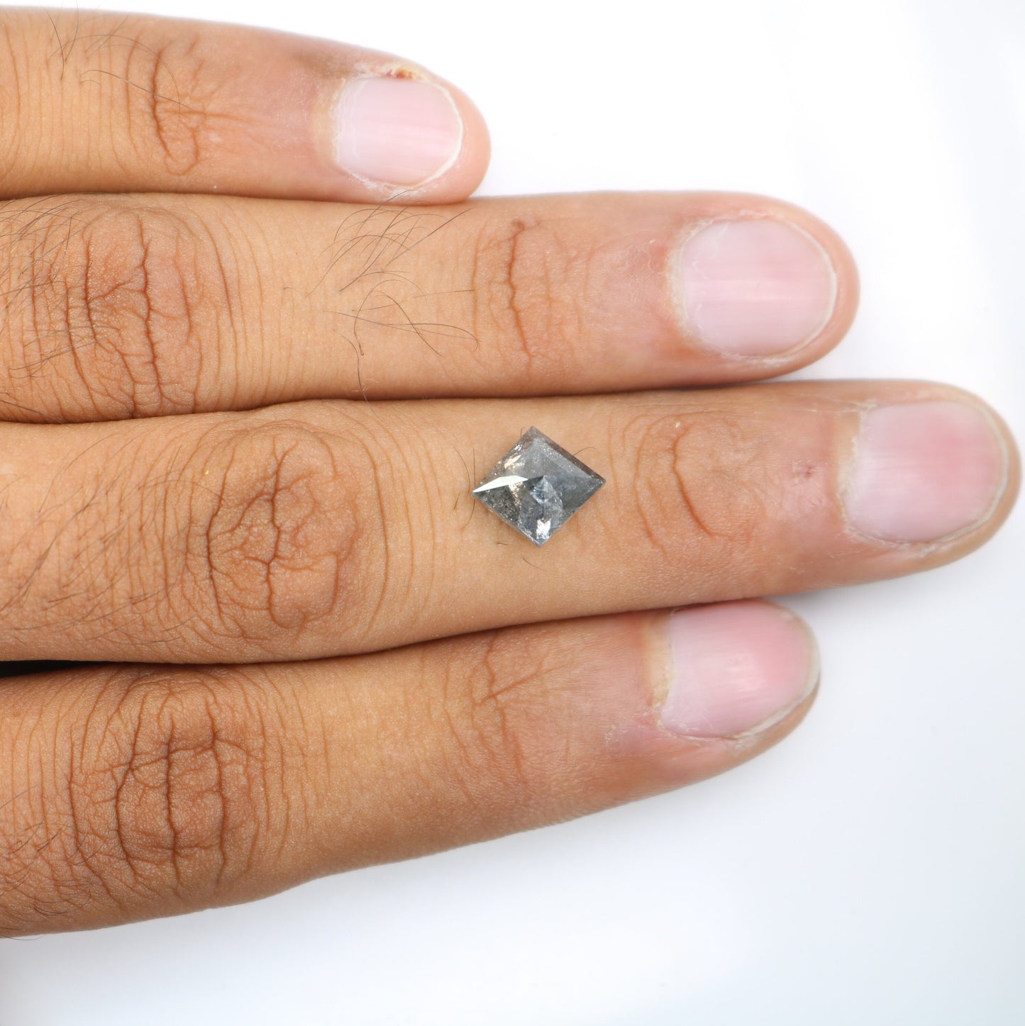 2.71 CT Kite shape Natural Loose Diamond -Kite Shape Salt and Pepper Diamond - For Salt Pepper Diamond Ring - Sale Offer- Unique Gift