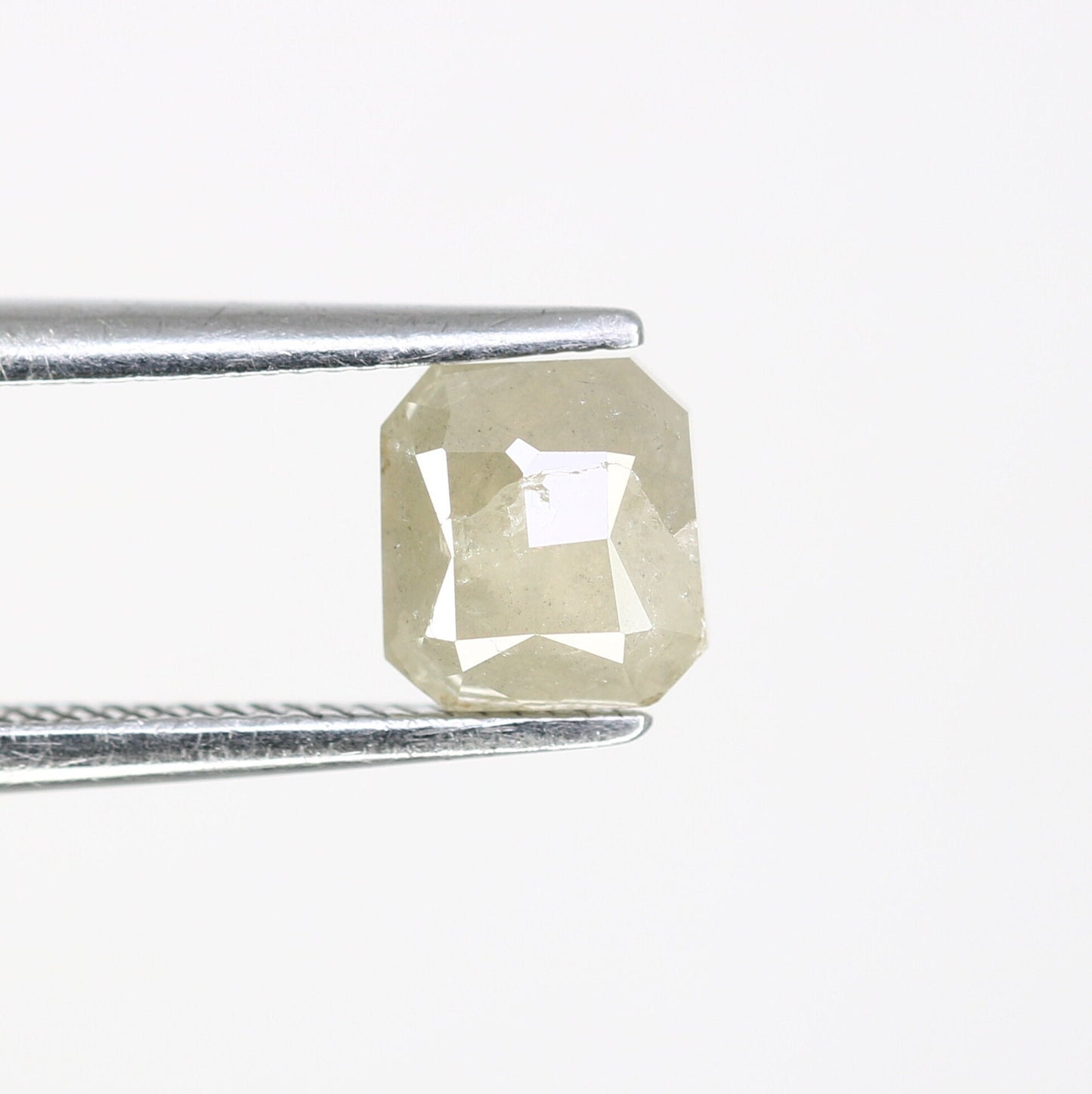0.94 CT Salt and Pepper Emerald Shape Diamond - Natural Loose Emerald Cut Diamond - Perfect for Emerald Engagement Ring - Jewelry Design