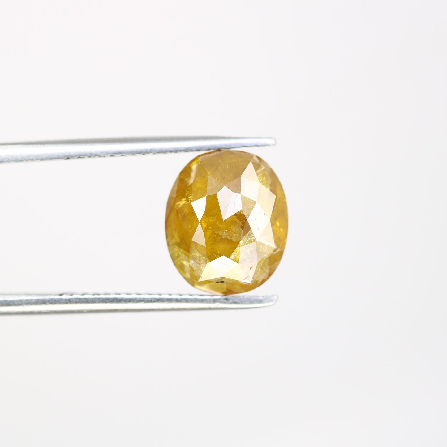 3.07 CT Yellow Oval Diamond | Stunning Engagement Ring | Ideal for Gold Jewelry | Unique Bridal Piece