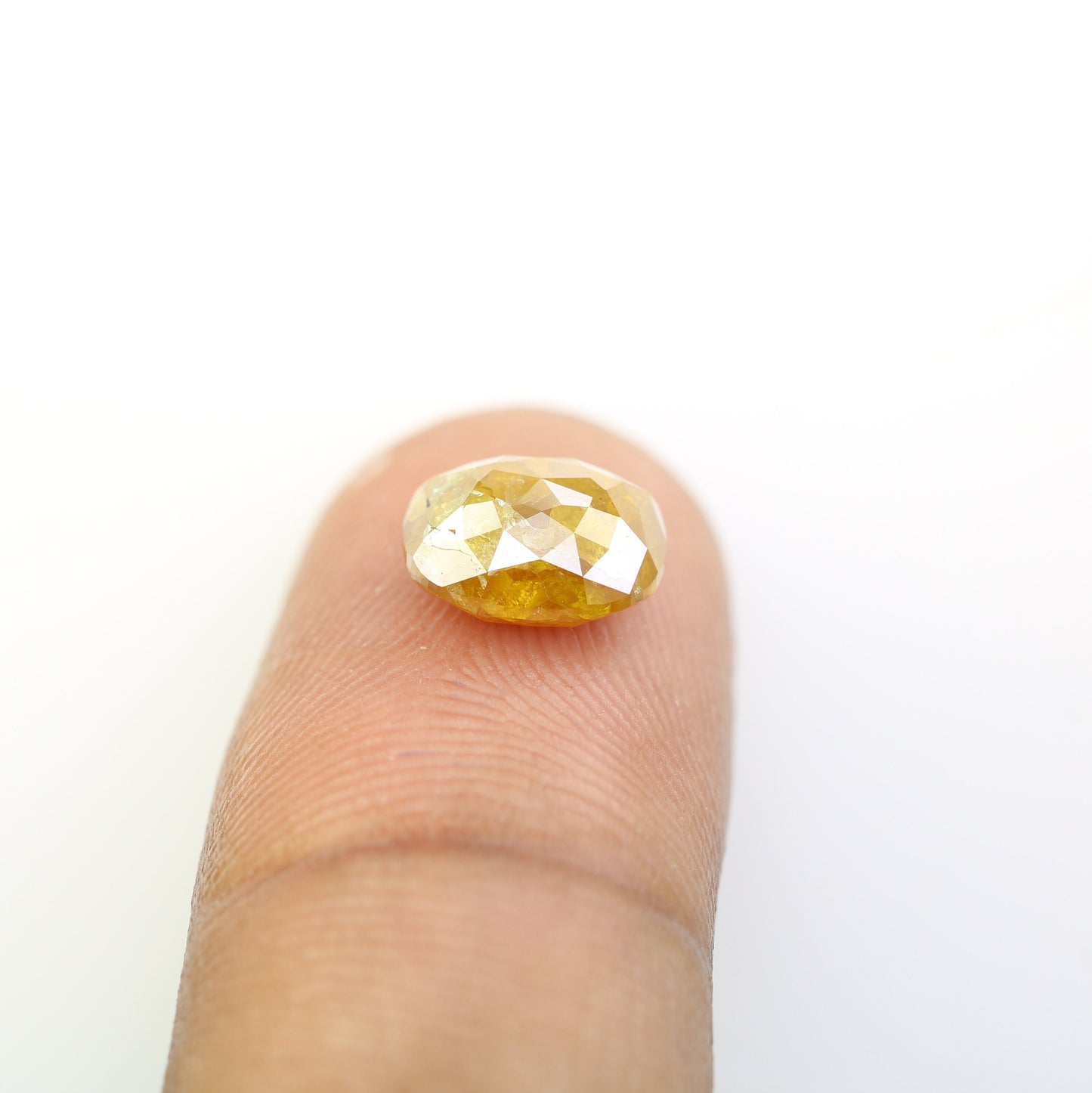 3.07 CT Yellow Oval Diamond | Stunning Engagement Ring | Ideal for Gold Jewelry | Unique Bridal Piece