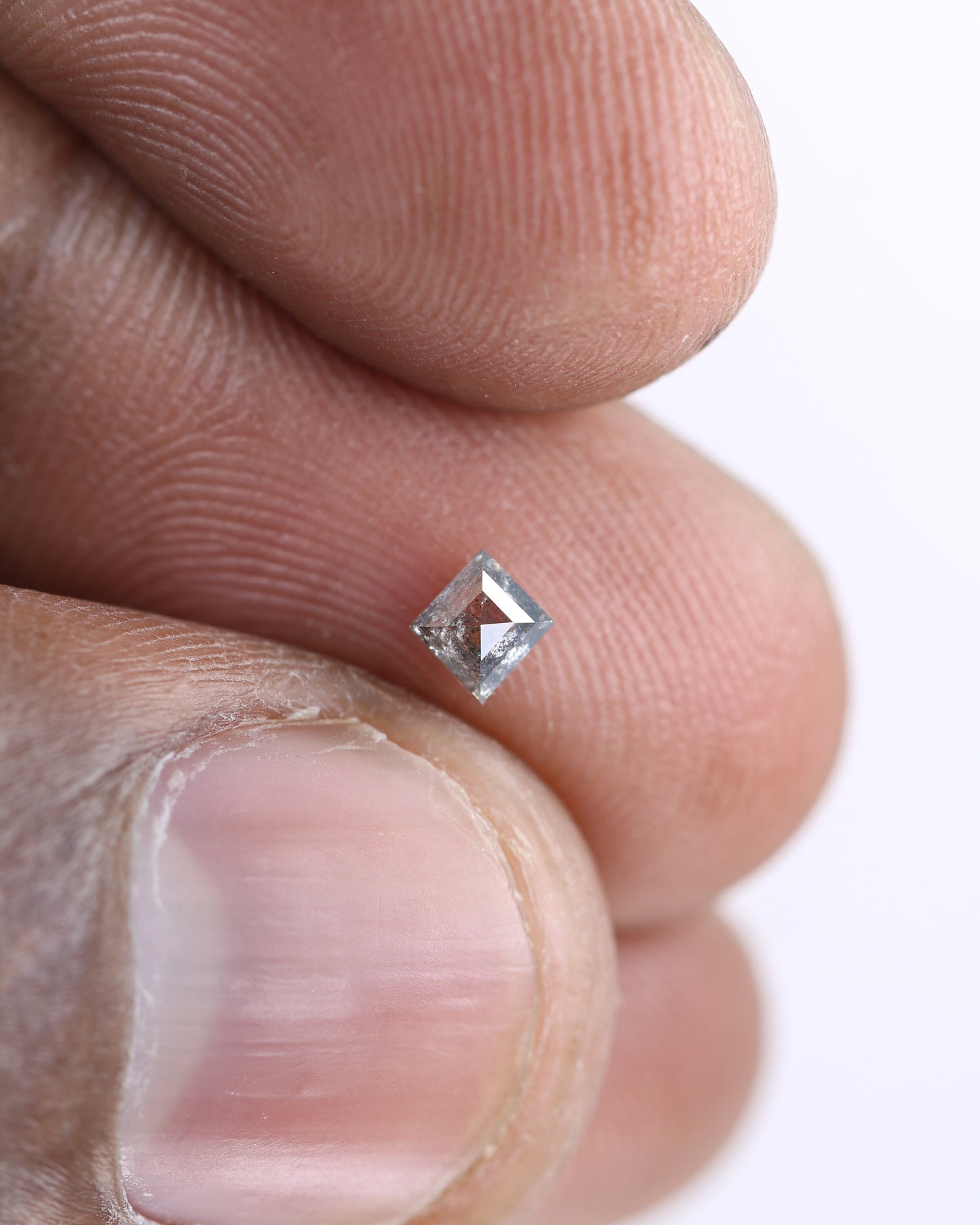 0.33 CT Kite shape Natural Loose Diamond -Kite Shape Salt and Pepper Diamond - For Salt Pepper Diamond Ring - Sale Offer- Unique Gift